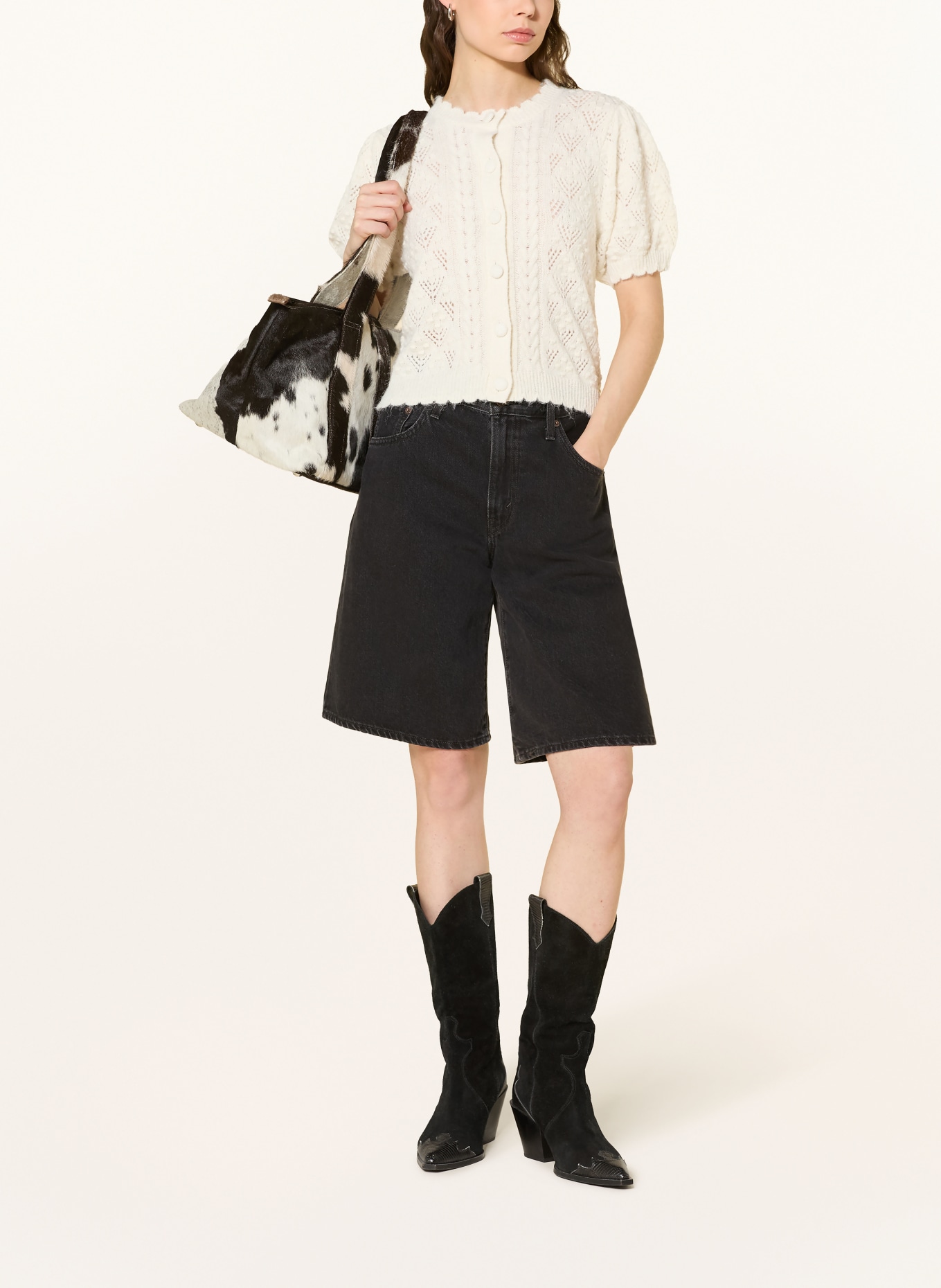 Levi's® Strickjacke PAULINE: CREME