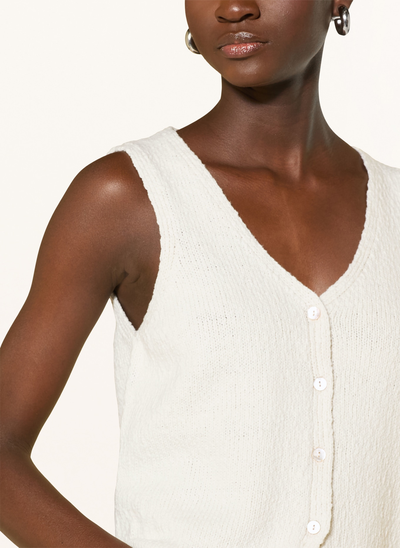 Levi's® Strickweste: WEISS