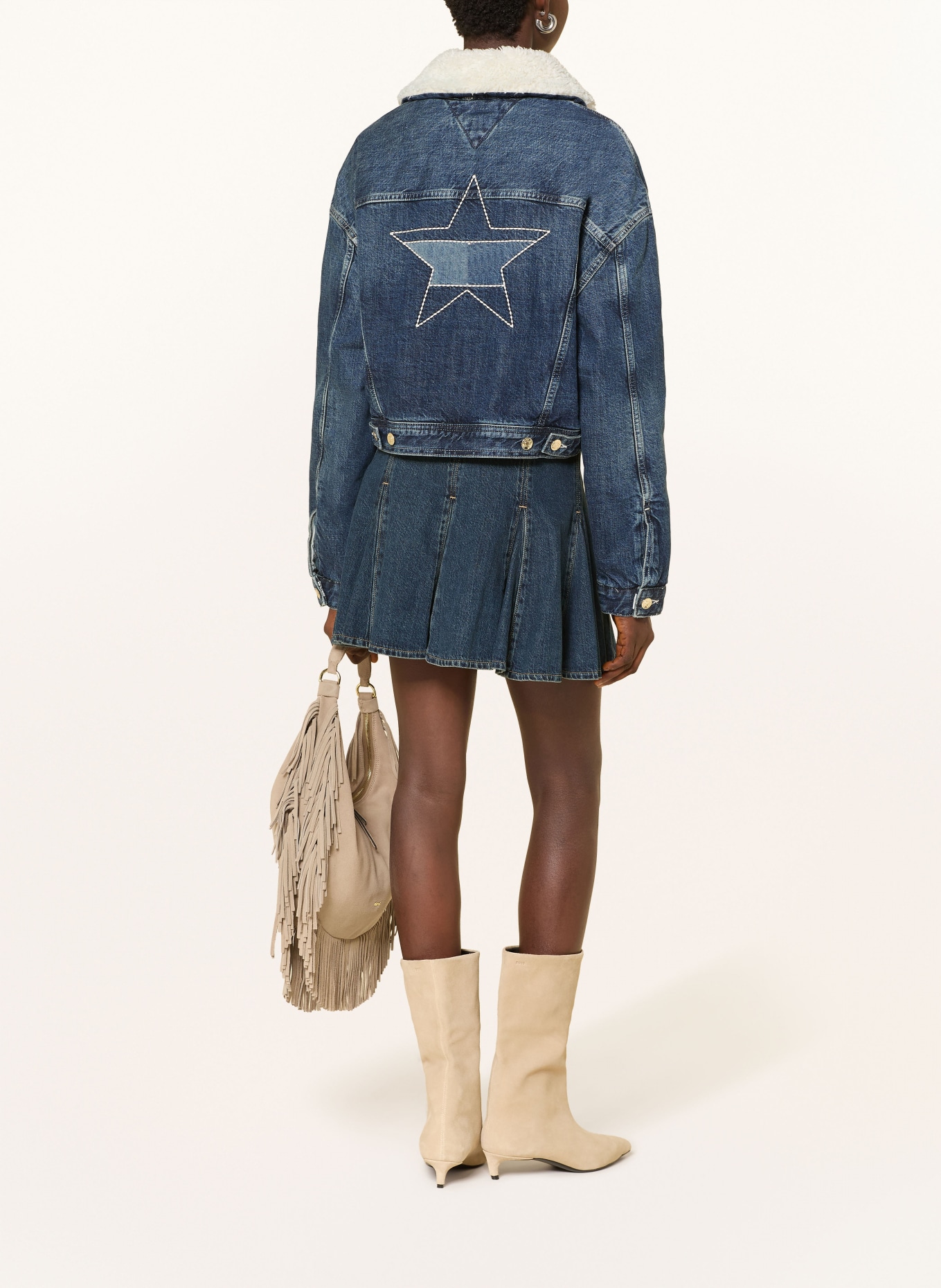 Levi's® jupe en jean: BLEU FONCÉ