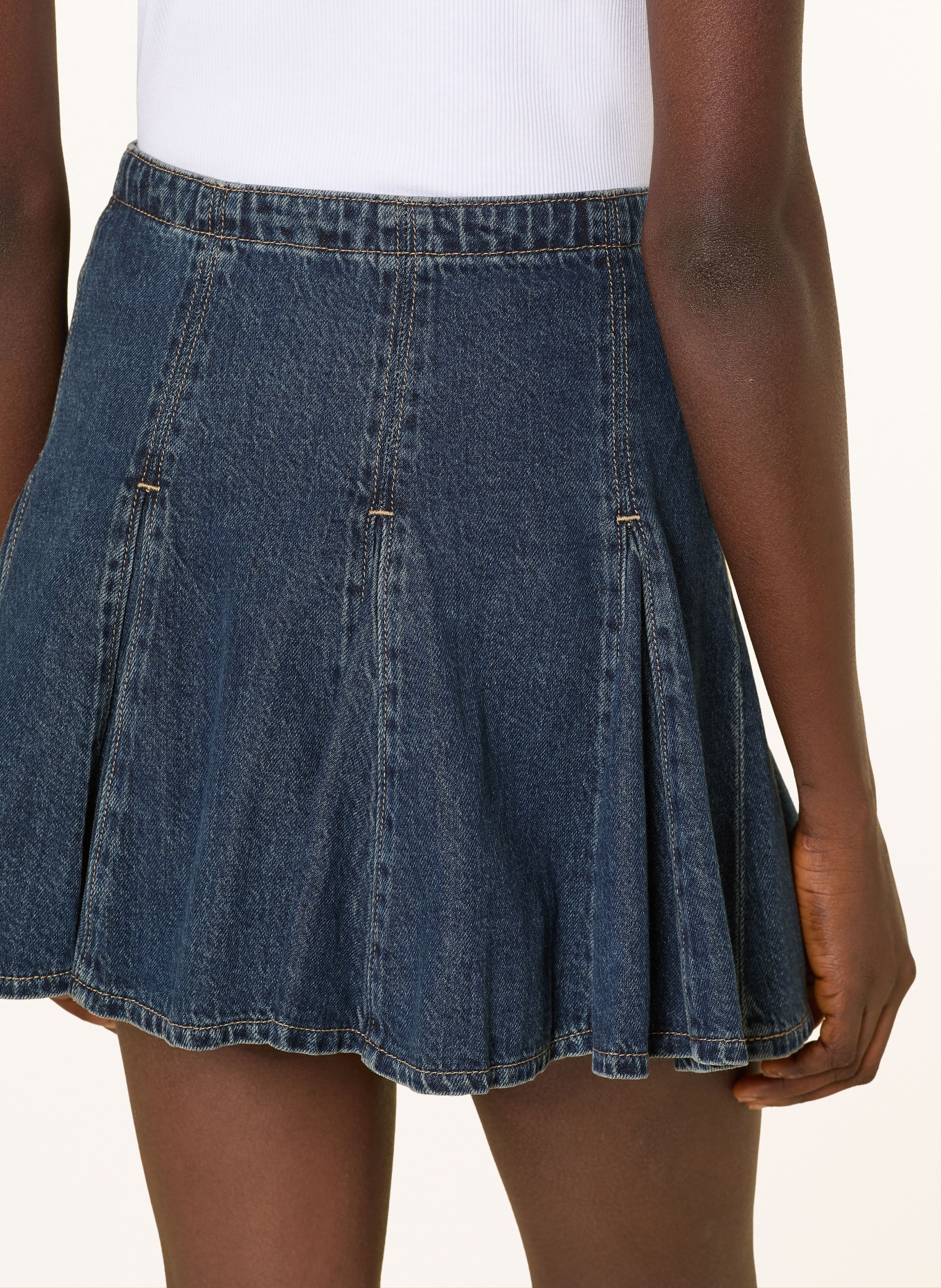 Levi's® jupe en jean: BLEU FONCÉ