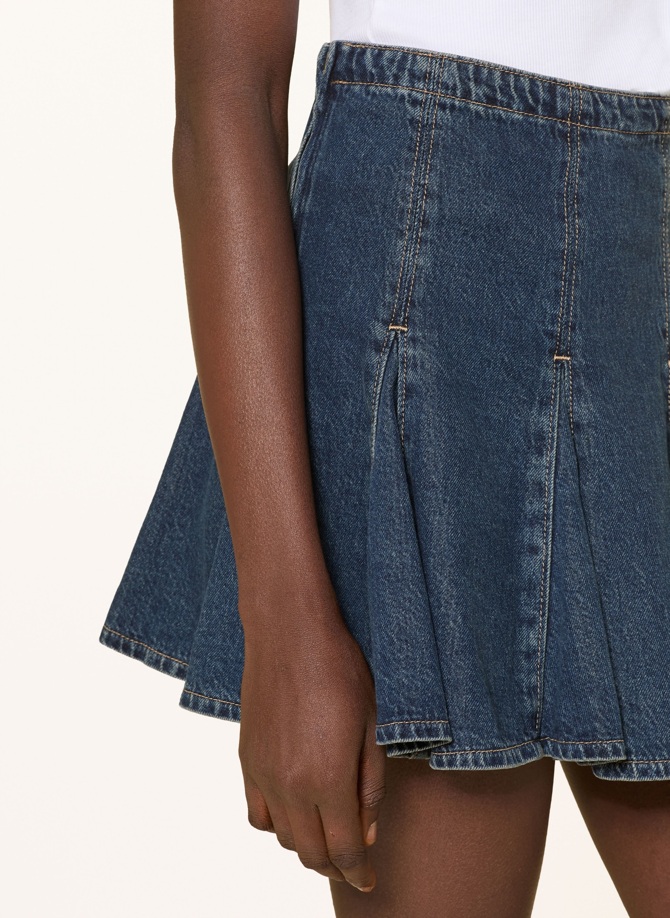 Levi's® jupe en jean: BLEU FONCÉ