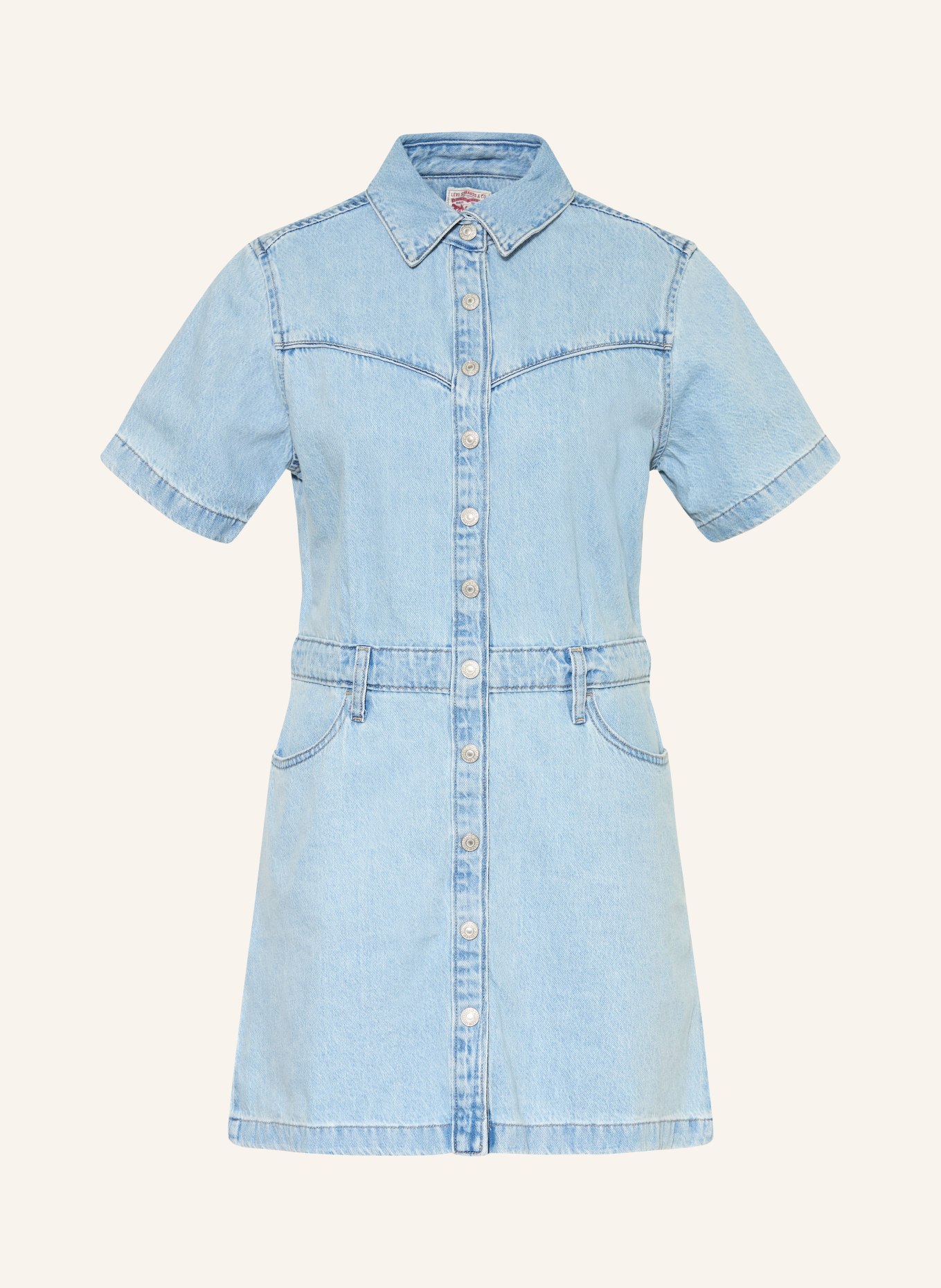 Levi's® Jeansjurk LOGAN: LICHTBLAUW