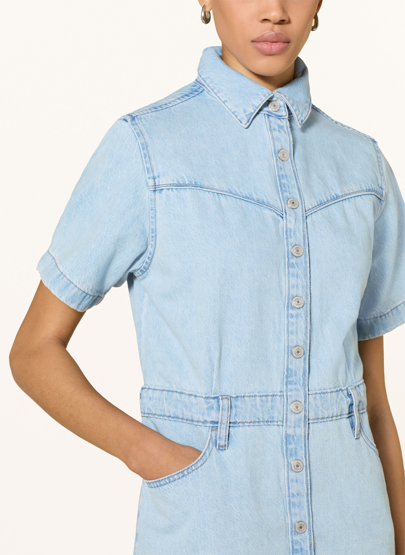 Levi's® Jeansjurk LOGAN: LICHTBLAUW