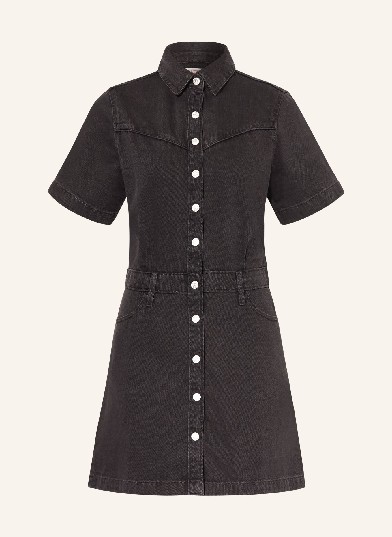 Levi's® sukienka dżinsowa: CZARNY