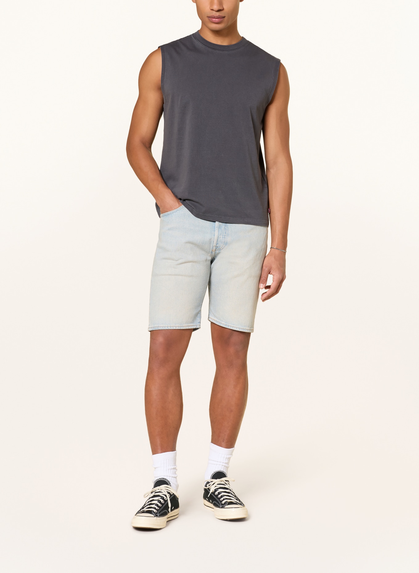 Levi's® débardeur: GRIS FONCÉ