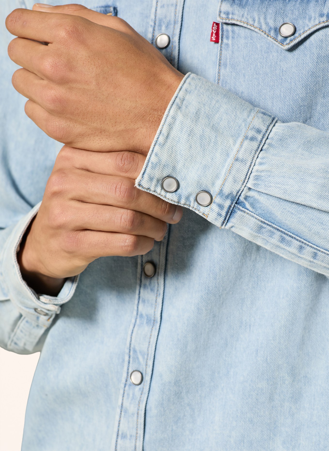 Levi's® Jeanshemd BARSTOW WESTERN Slim Fit: HELLBLAU