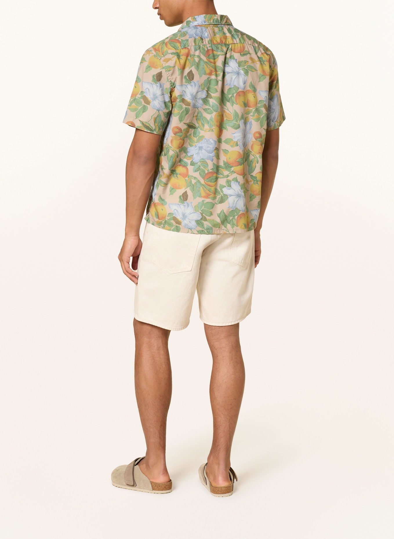 Levi's® Resorthemd Standard Fit: BEIGE / GRÜN / HELLBLAU