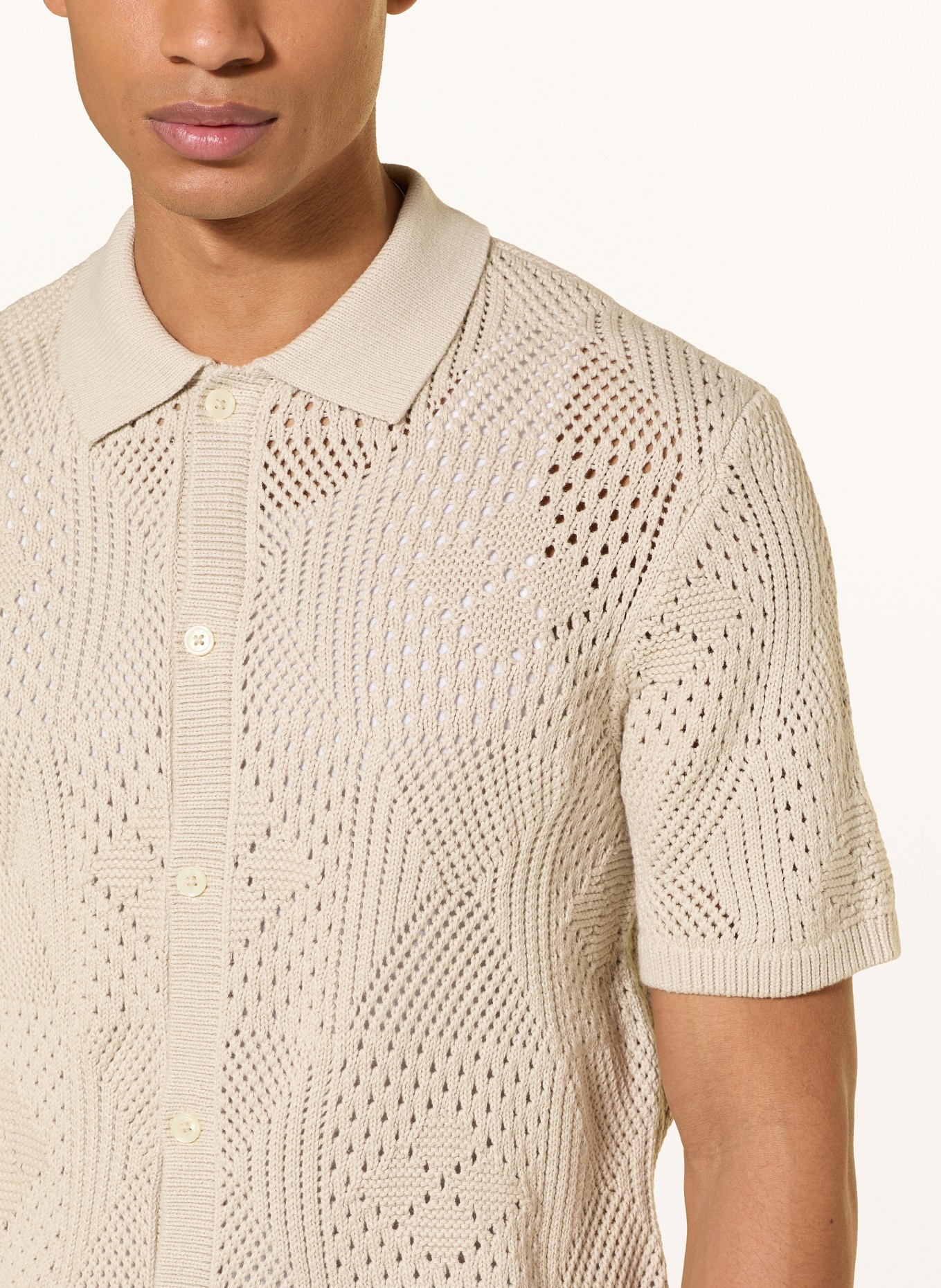 Levi's® Koszulka z dzianiny o standardowym kroju: BEŻOWY