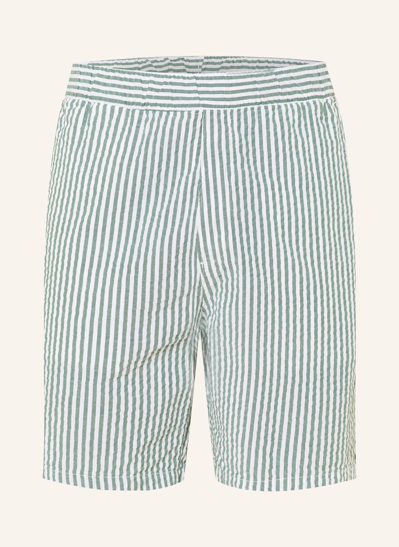Levi's® Shorts: GRÜN / WEISS