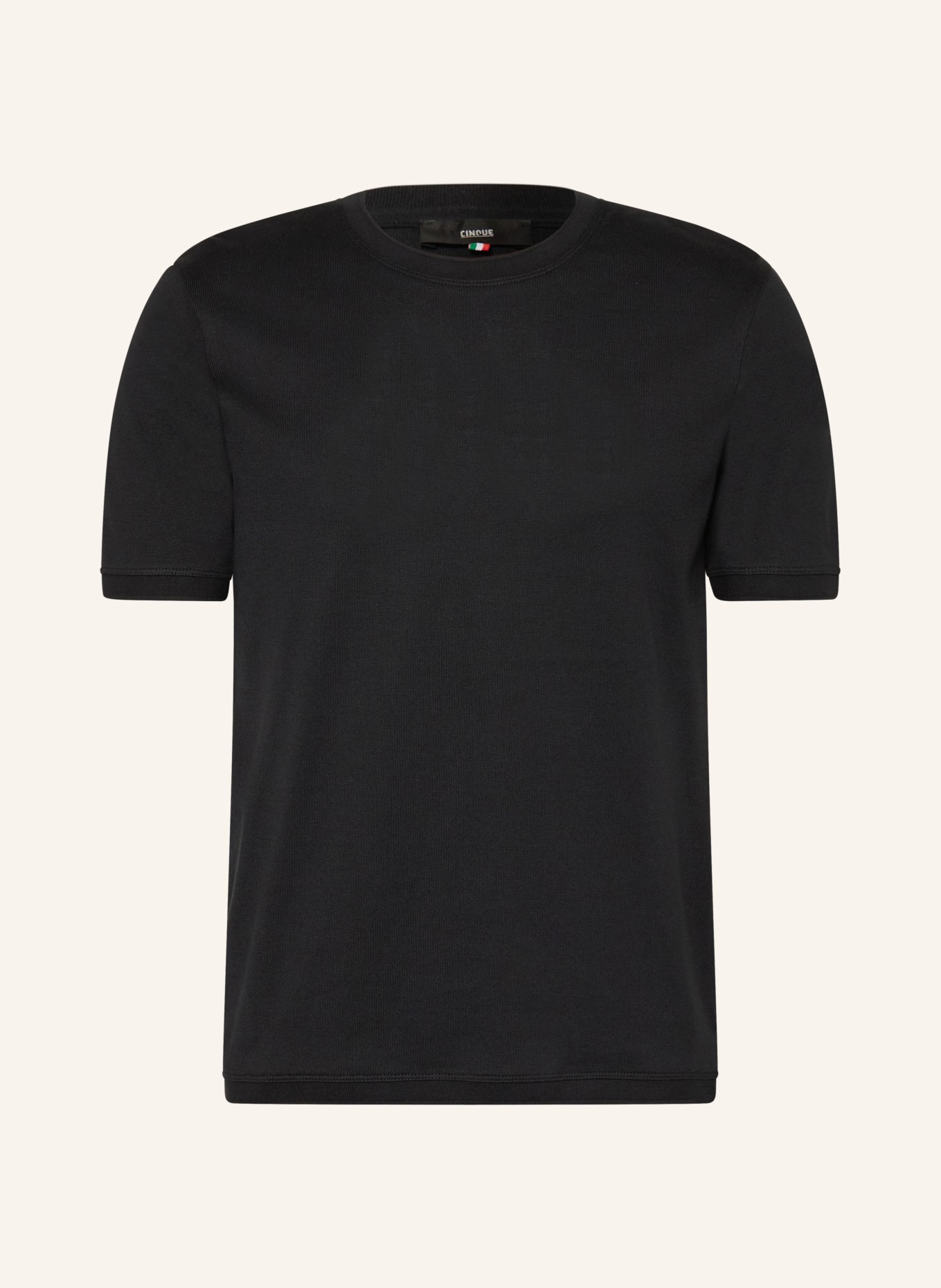 CINQUE T-Shirt CIBADI: SCHWARZ