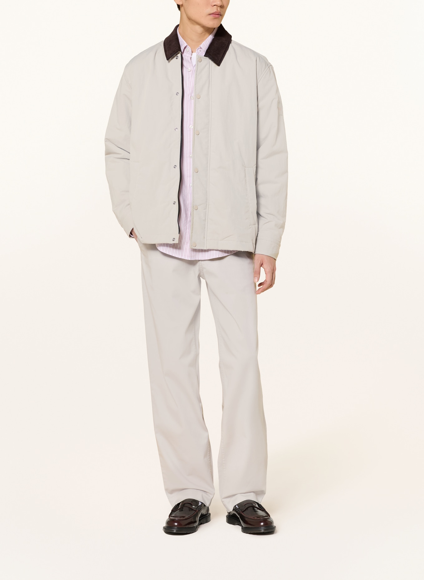 BOSS Chino CHINO Straight Fit: HELLGRAU