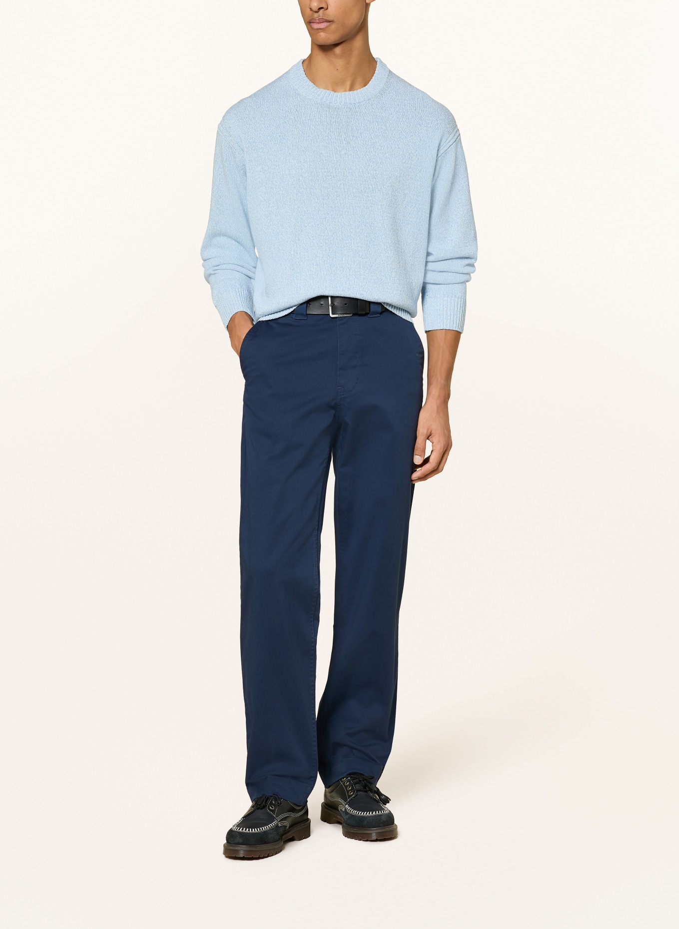 BOSS Chino CHINO Straight Fit: DUNKELBLAU
