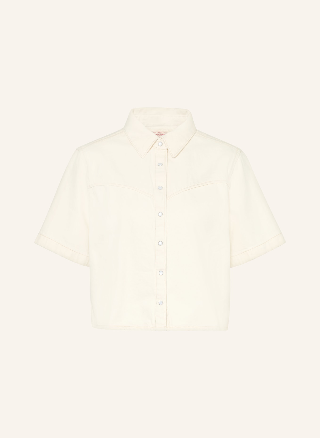 Levi's® LOGAN denim blouse: BEIGE