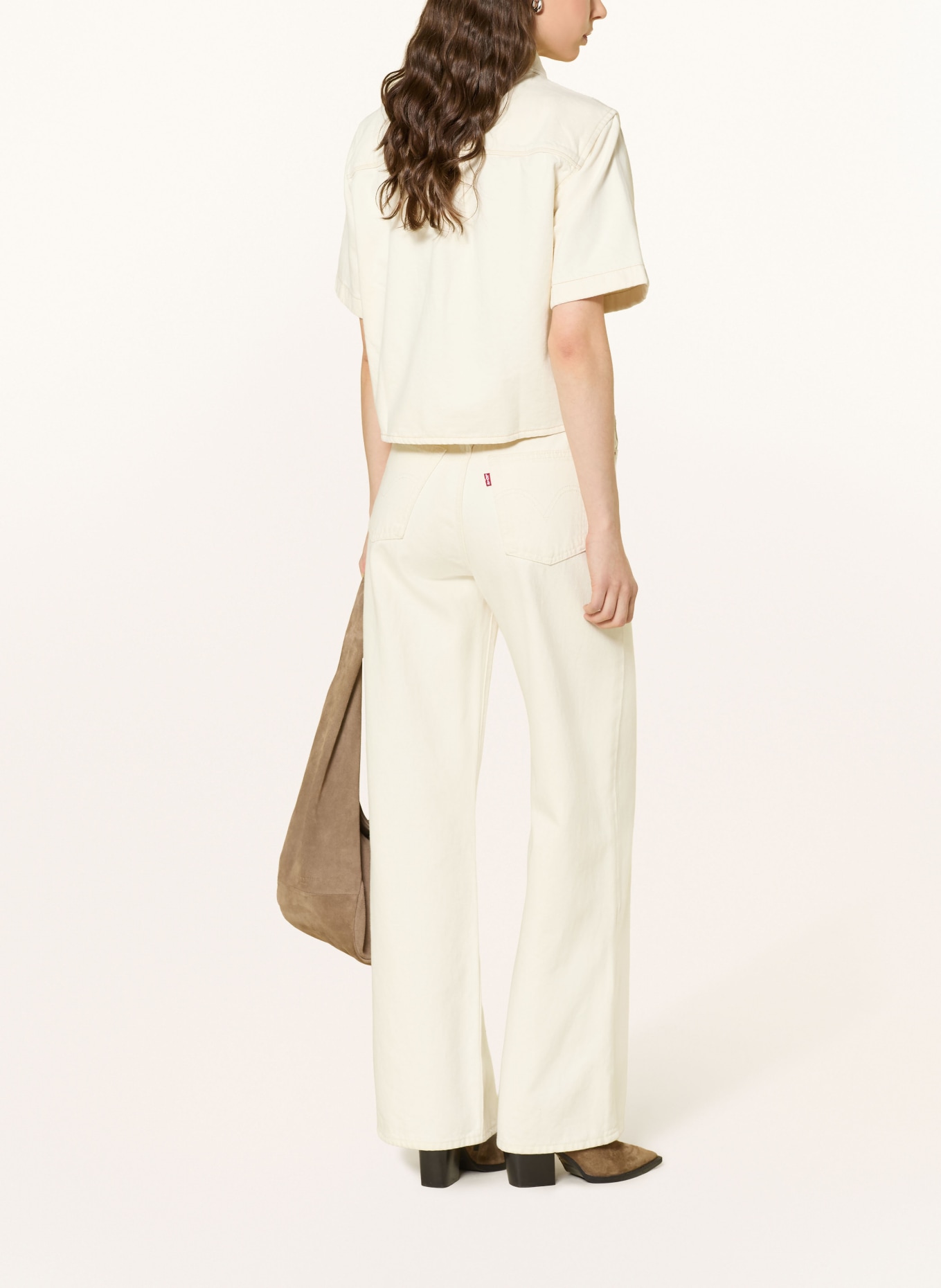 Levi's® LOGAN denim blouse: BEIGE