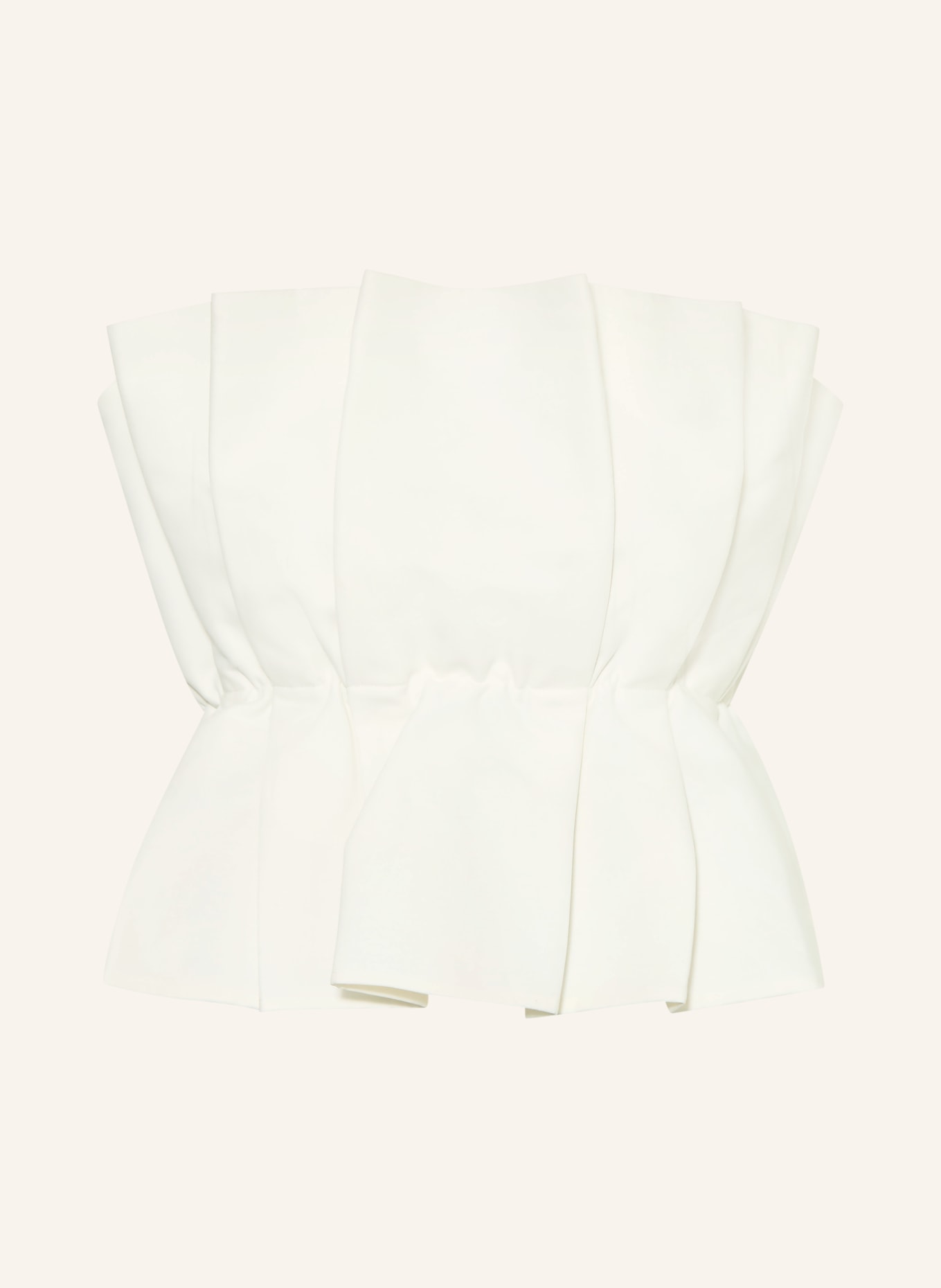 SoSUE Cropped-Top: WEISS