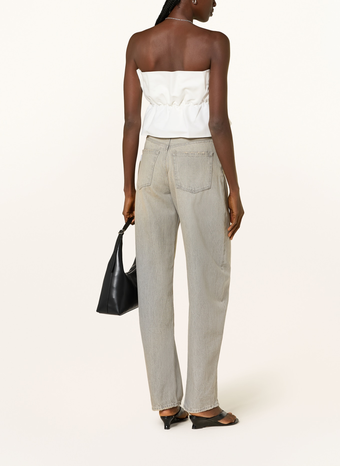 SoSUE Cropped-Top: WEISS