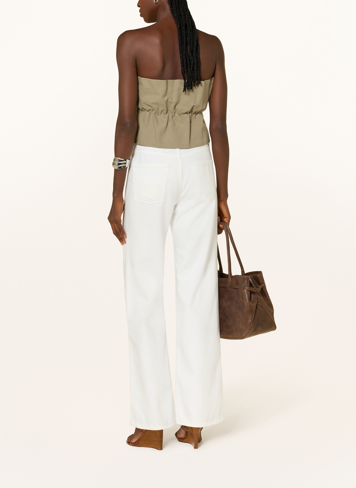 SoSUE Krótki top: OLIWKOWY