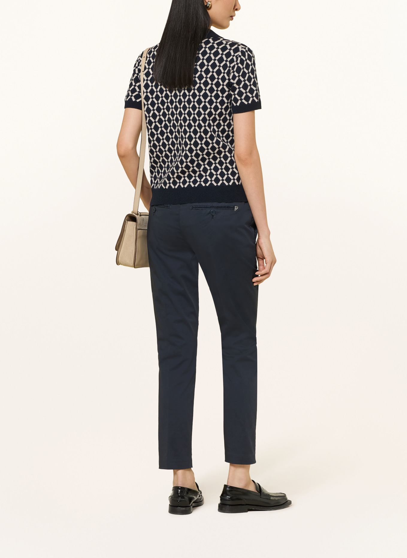 Dondup Spodnie 7/8: GRANATOWY