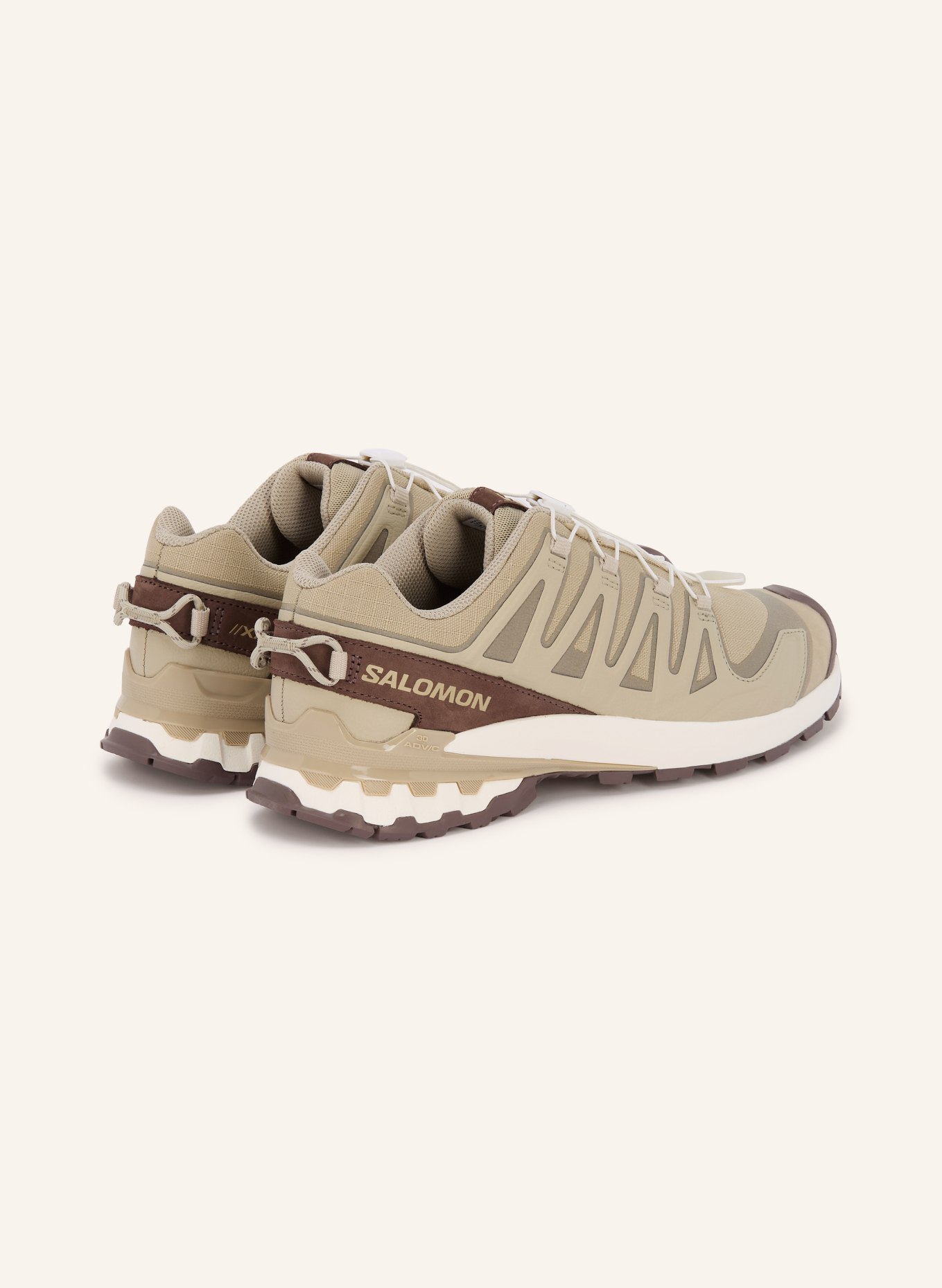 SALOMON Wanderschuhe XA PRO 3D V9 LIFELONG: BEIGE / BRAUN / TAUPE