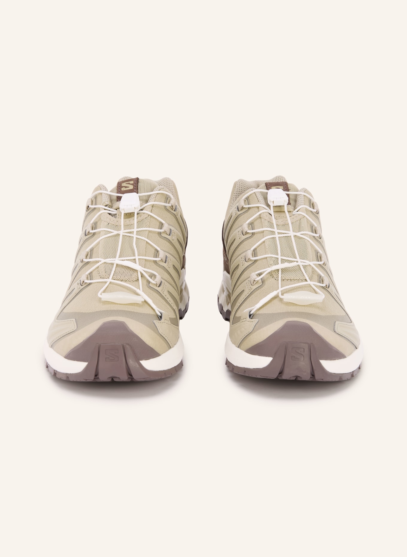 SALOMON Wanderschuhe XA PRO 3D V9 LIFELONG: BEIGE / BRAUN / TAUPE