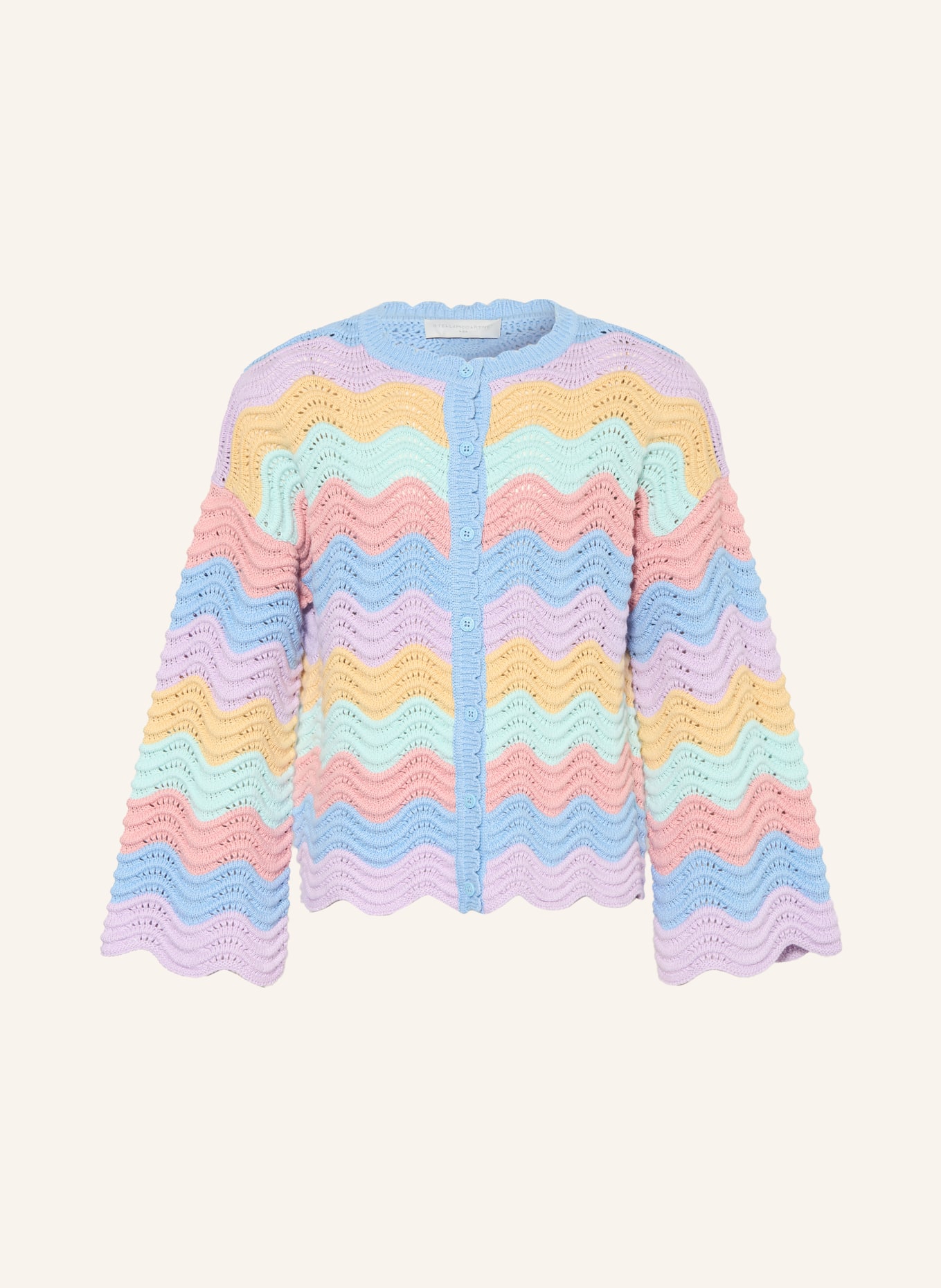 STELLA McCARTNEY KIDS cardigan: MENTHE / ROSÉ / LILAS CLAIR
