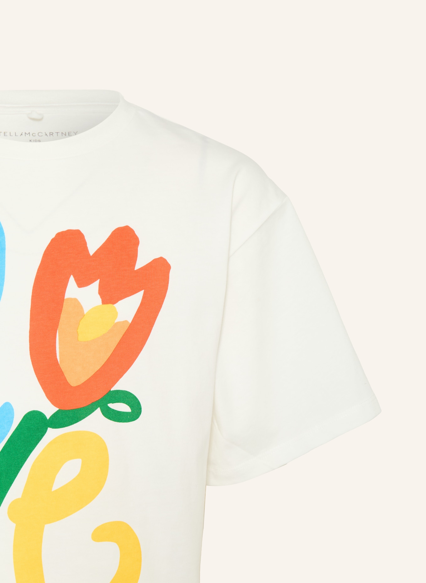 STELLA McCARTNEY KIDS T-shirt: BLANC / ROUGE / BLEU