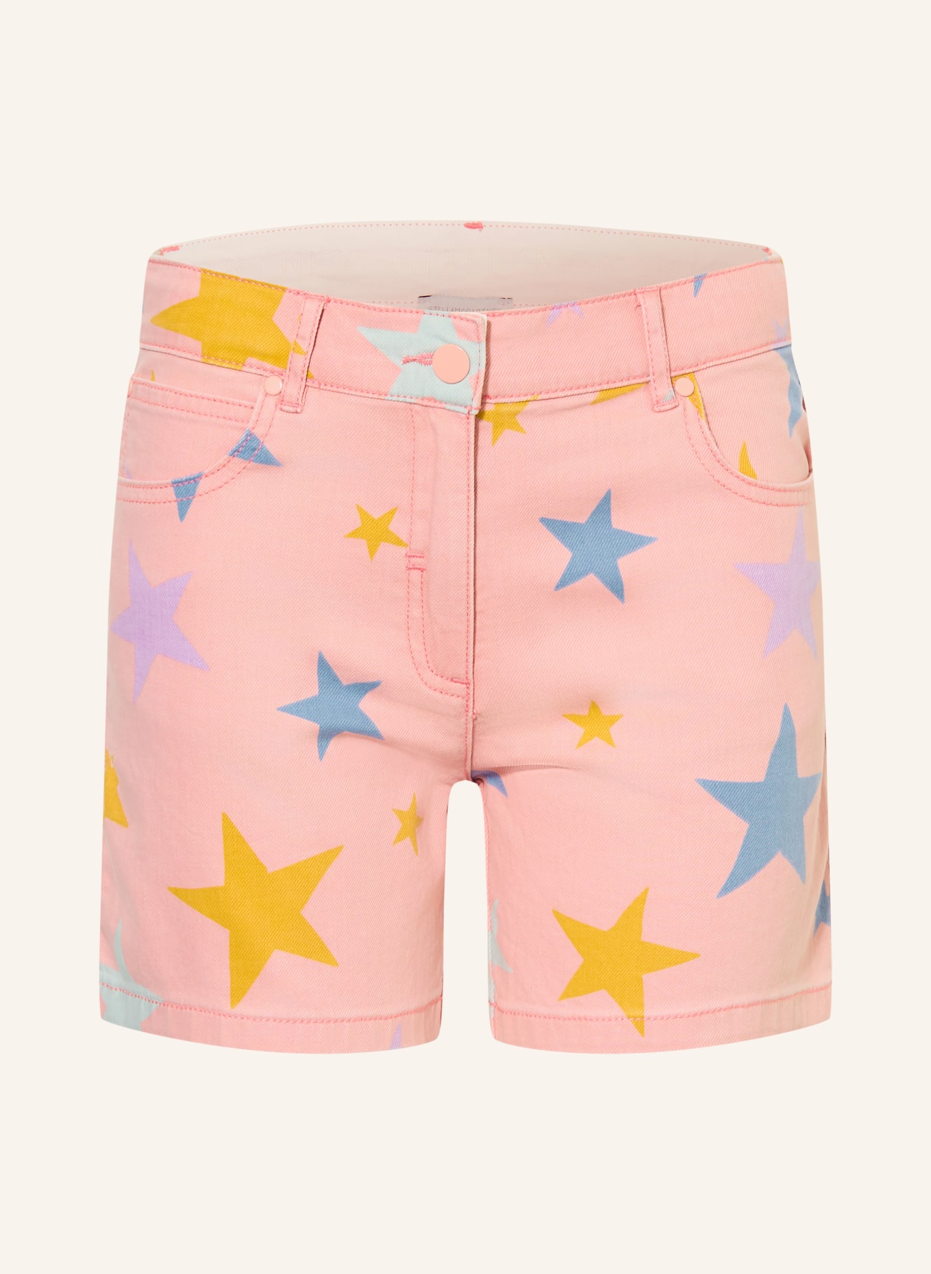 STELLA McCARTNEY KIDS džínové kraťasy: 507MC ROSA/MULTICOLOR