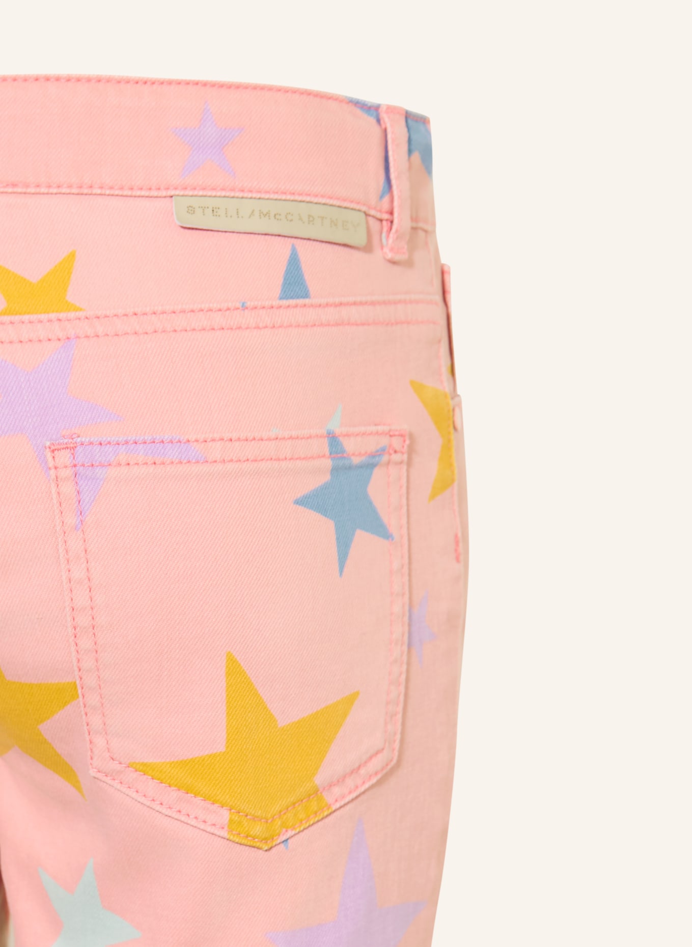 STELLA McCARTNEY KIDS džínové kraťasy: 507MC ROSA/MULTICOLOR