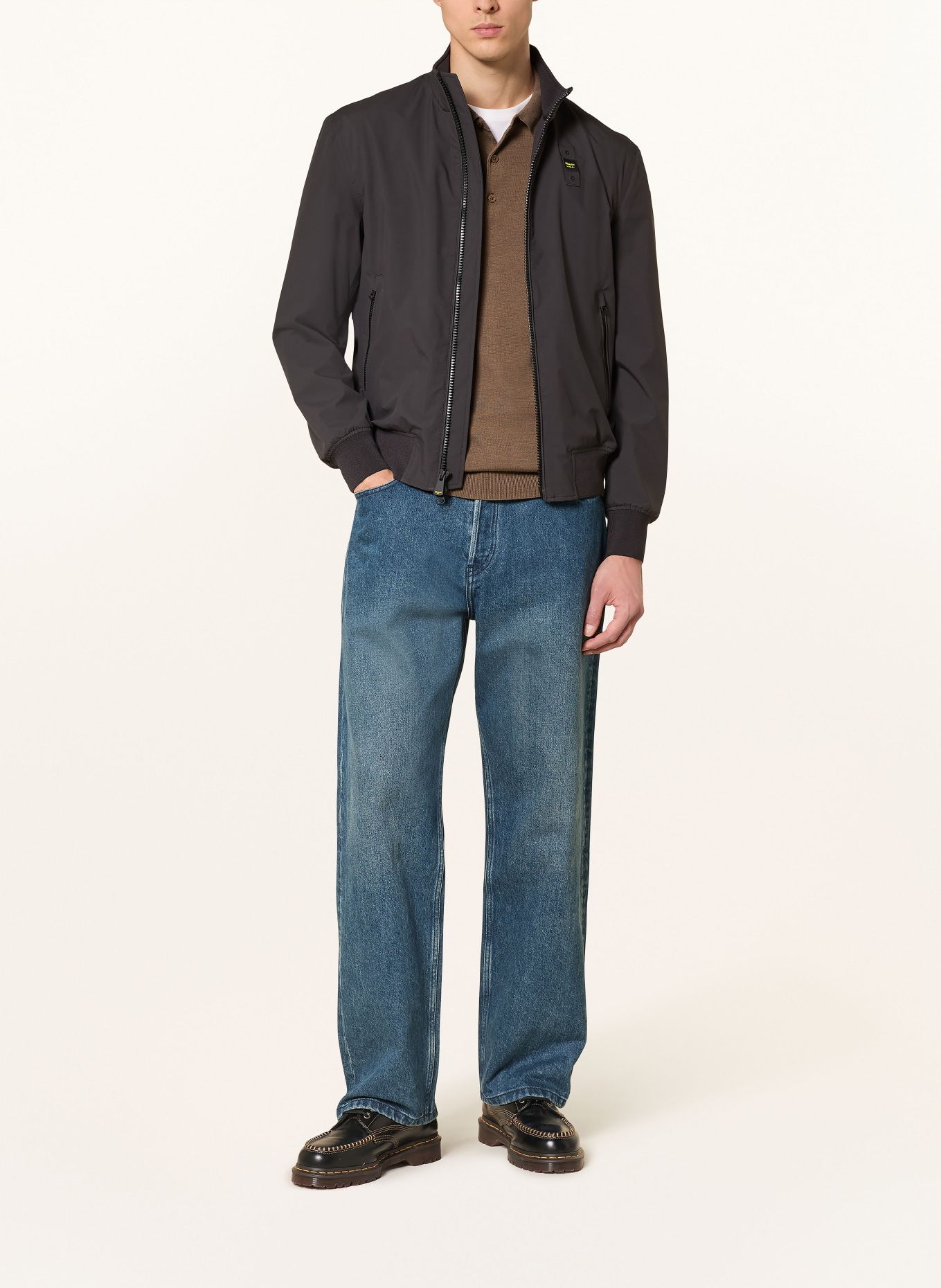 Blauer Blouson ANSON: NOIR