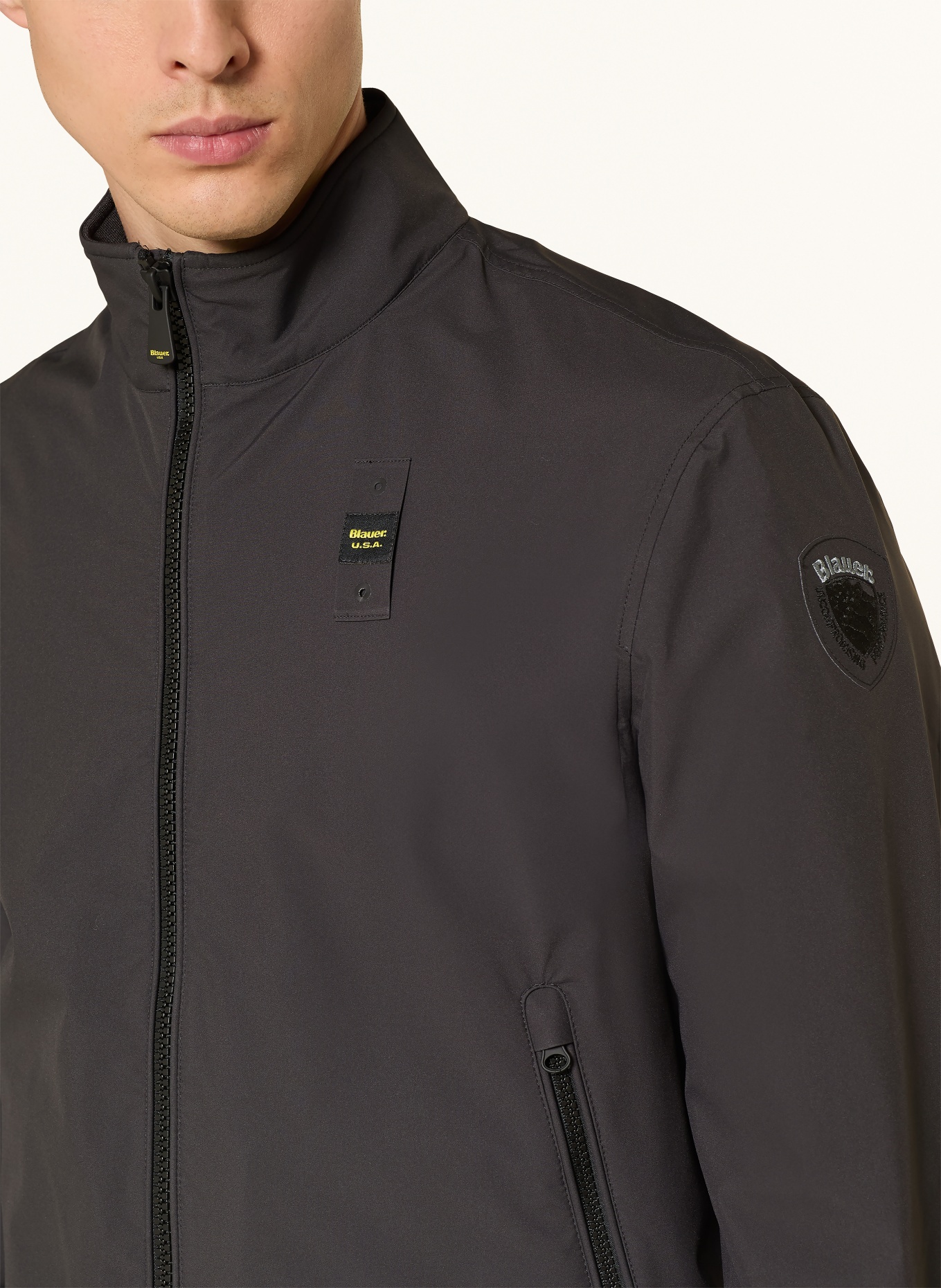 Blauer Blouson ANSON: NOIR