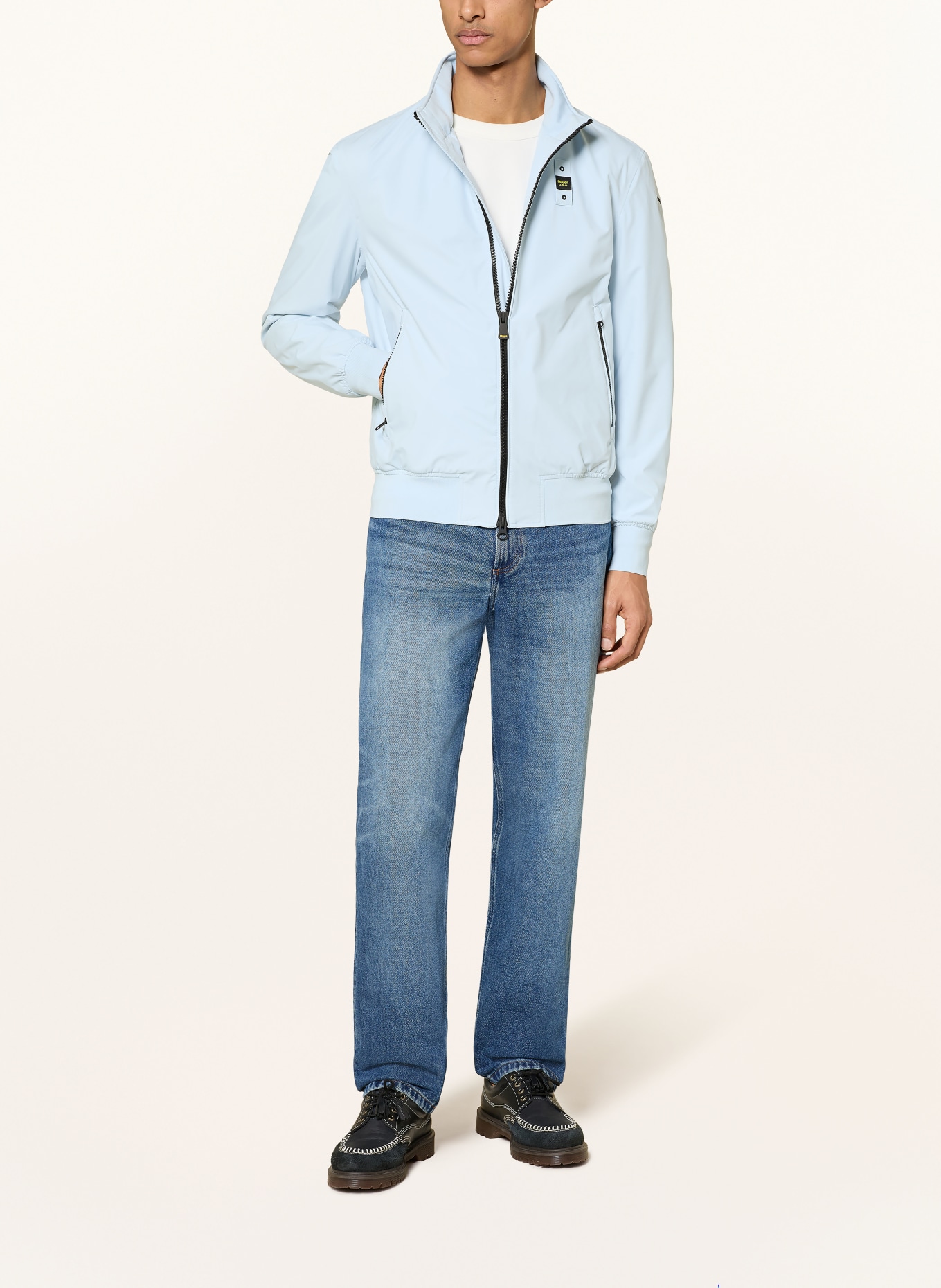 Blauer Blouson ANSON: BLEU CLAIR