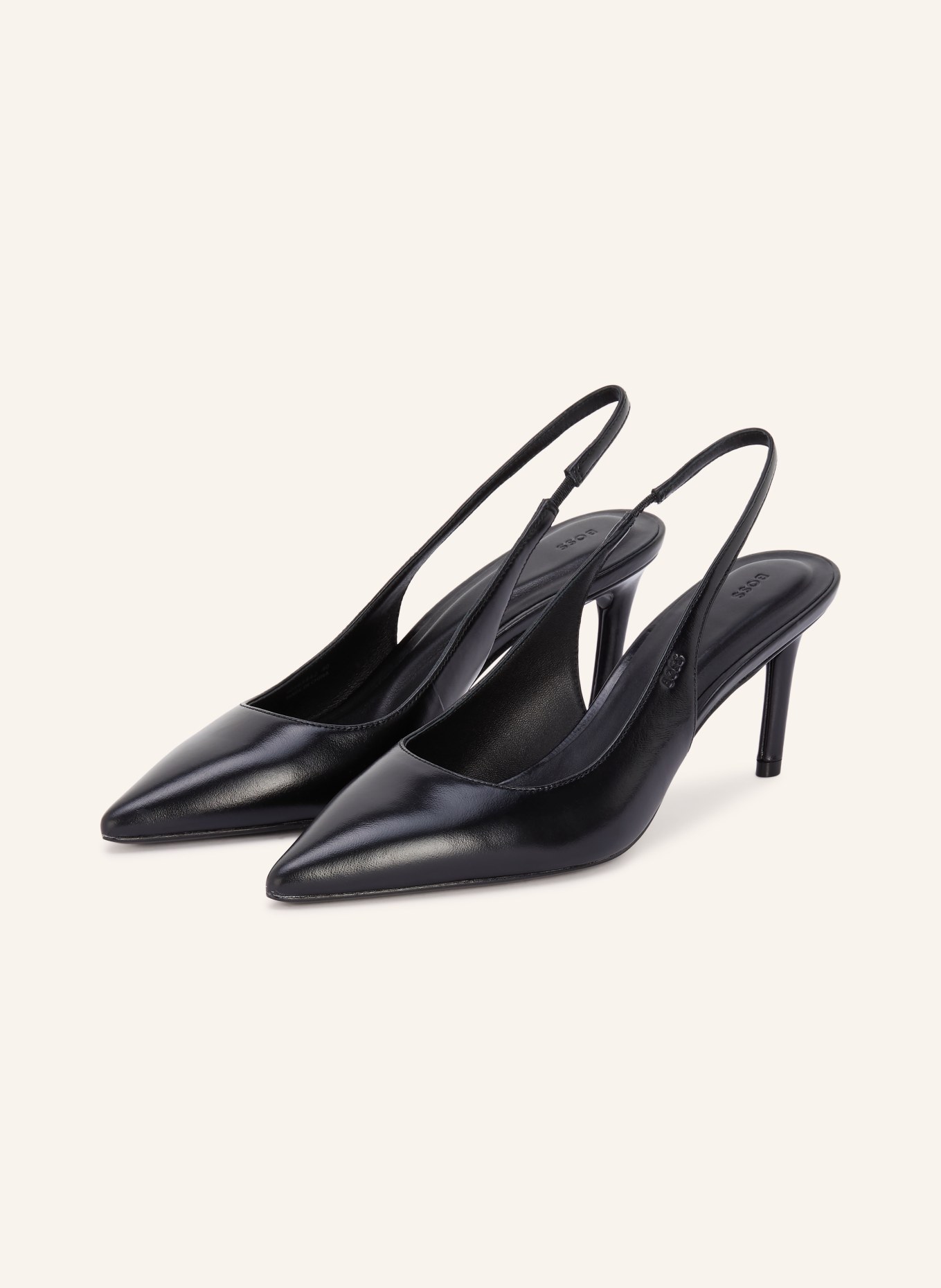 BOSS GRACEY slingback pumps: BLACK