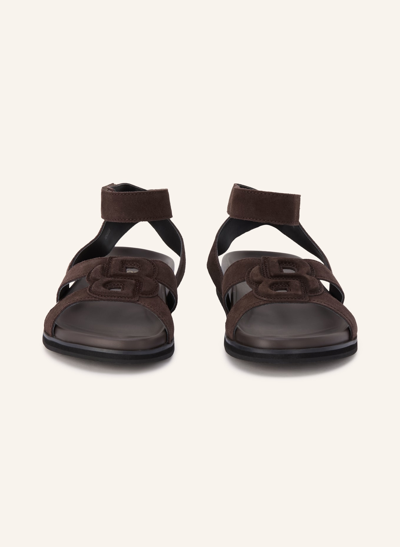 BOSS Sandały FREYAH: CIEMNOBRĄZOWY