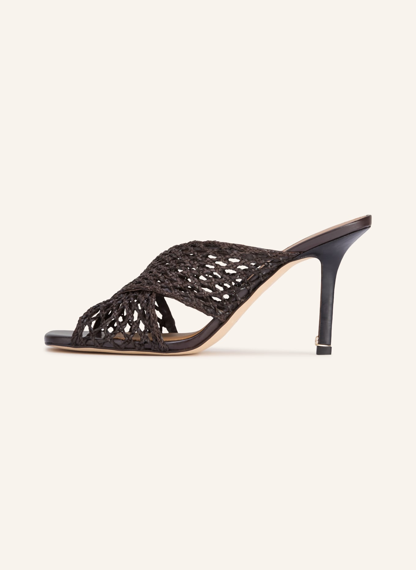 BOSS Mules CHARLIZE: MARRON FONCÉ
