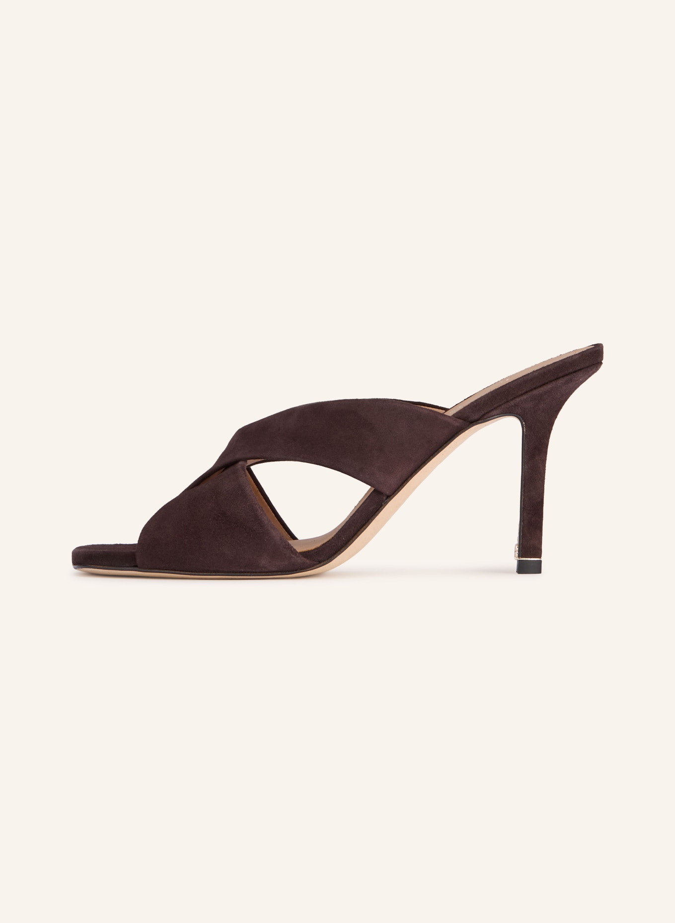 BOSS Mules CHARLIZE: MARRON FONCÉ