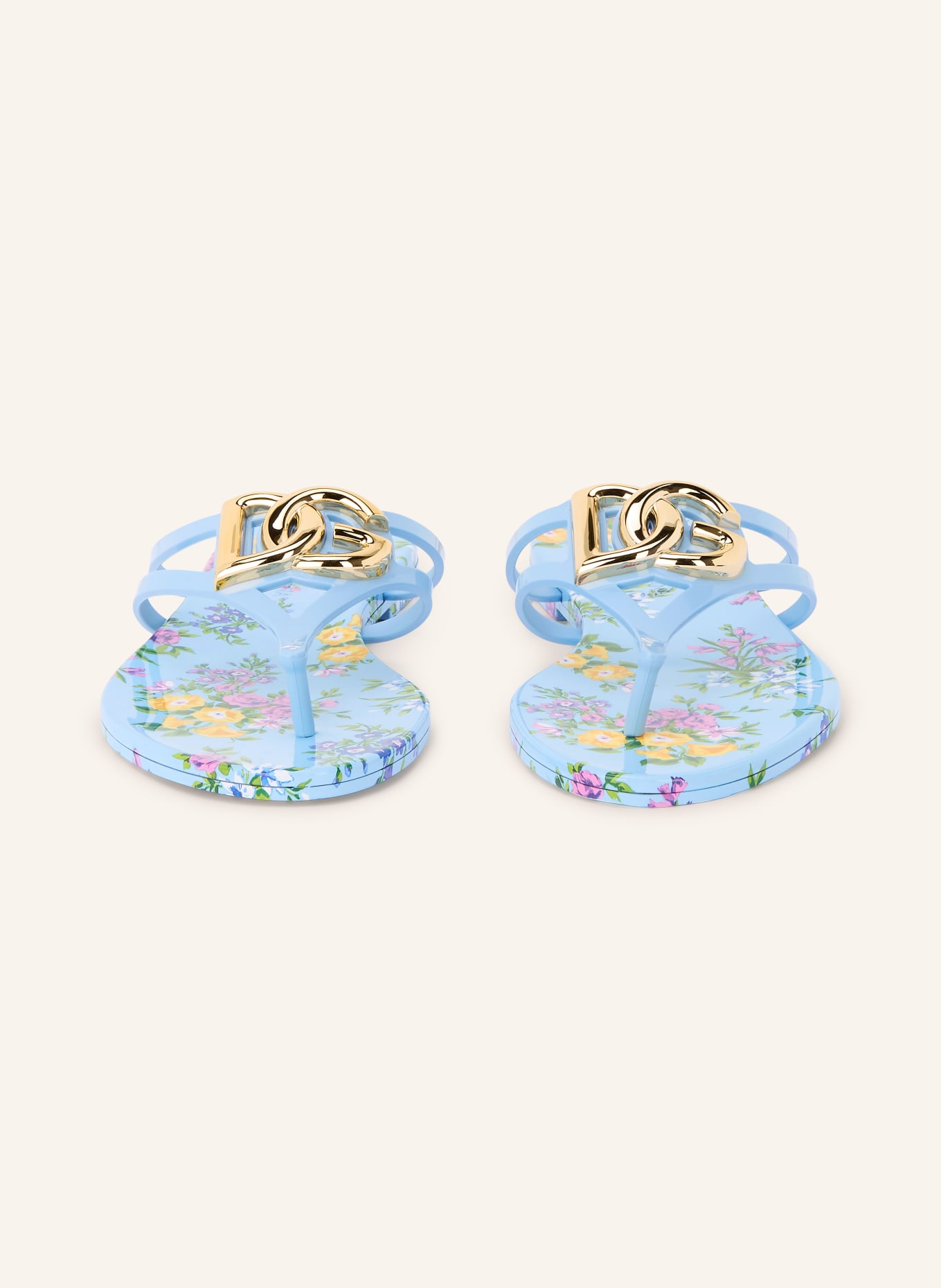 DOLCE & GABBANA Zehentrenner: HELLBLAU