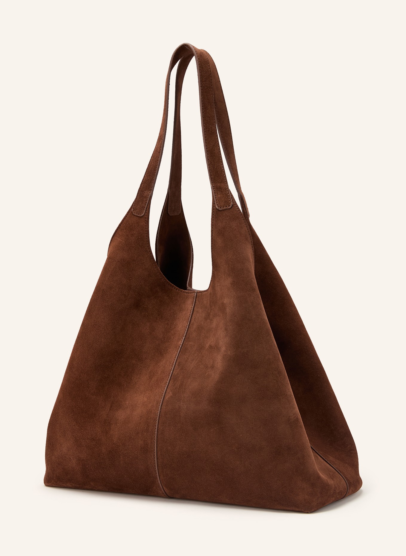 AESTHER EKME Shopper CABAS SUPPLE XL: BROWN