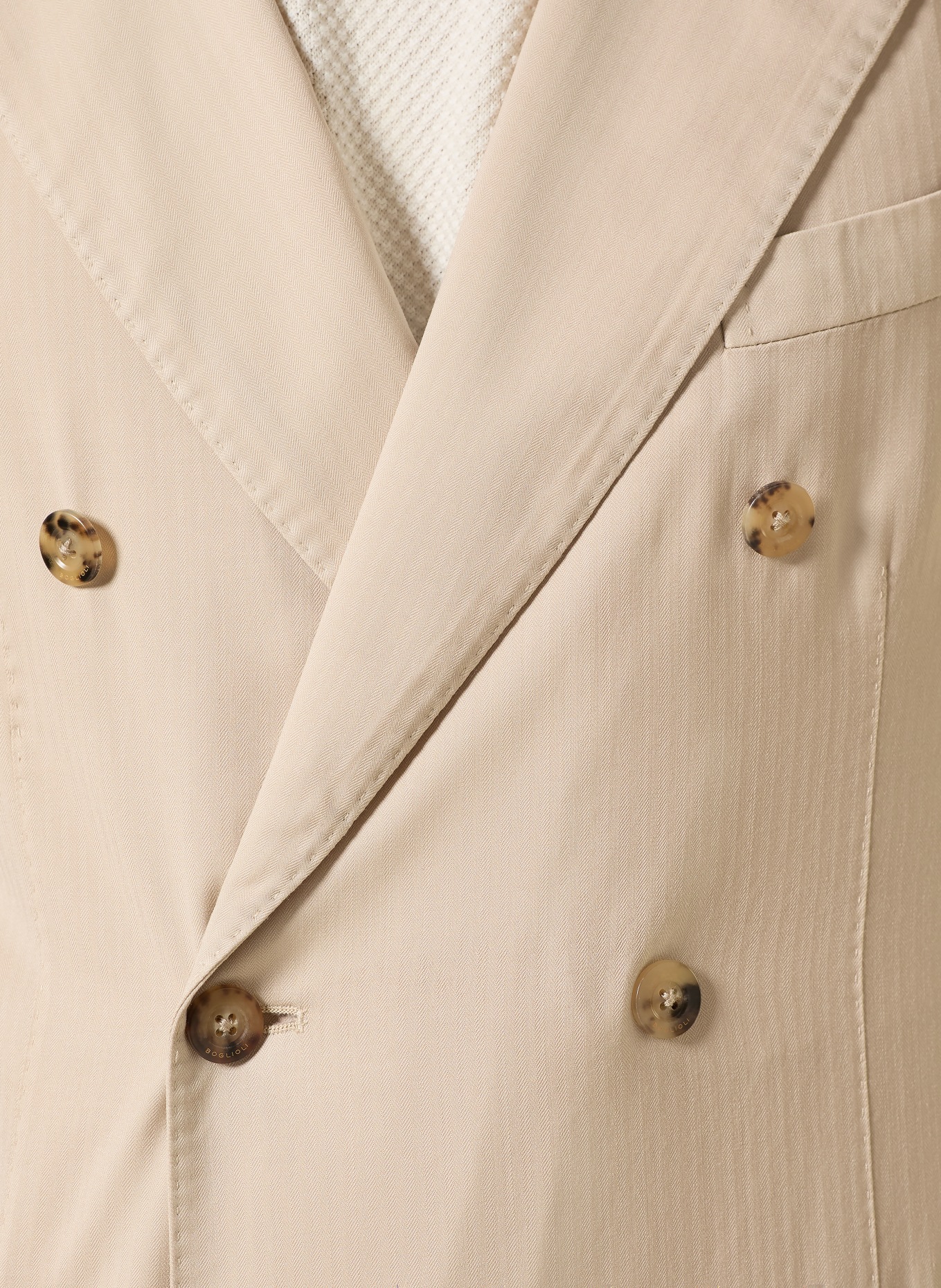 BOGLIOLI Colbert met extra slanke pasvorm: LICHTBRUIN