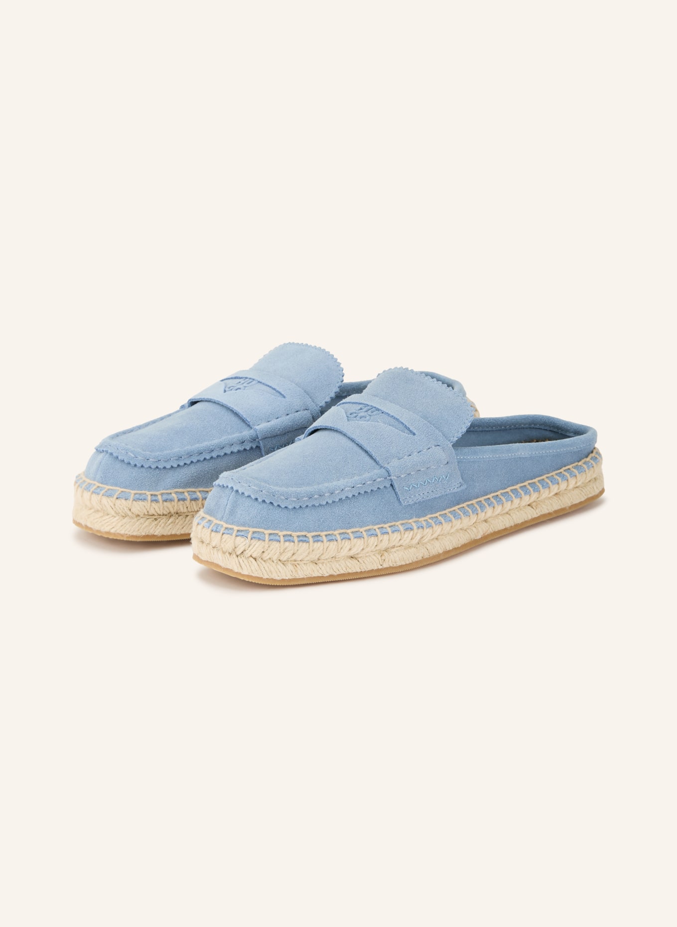 HUGO Espadrilky BRINN: TMAVĚ MODRÁ