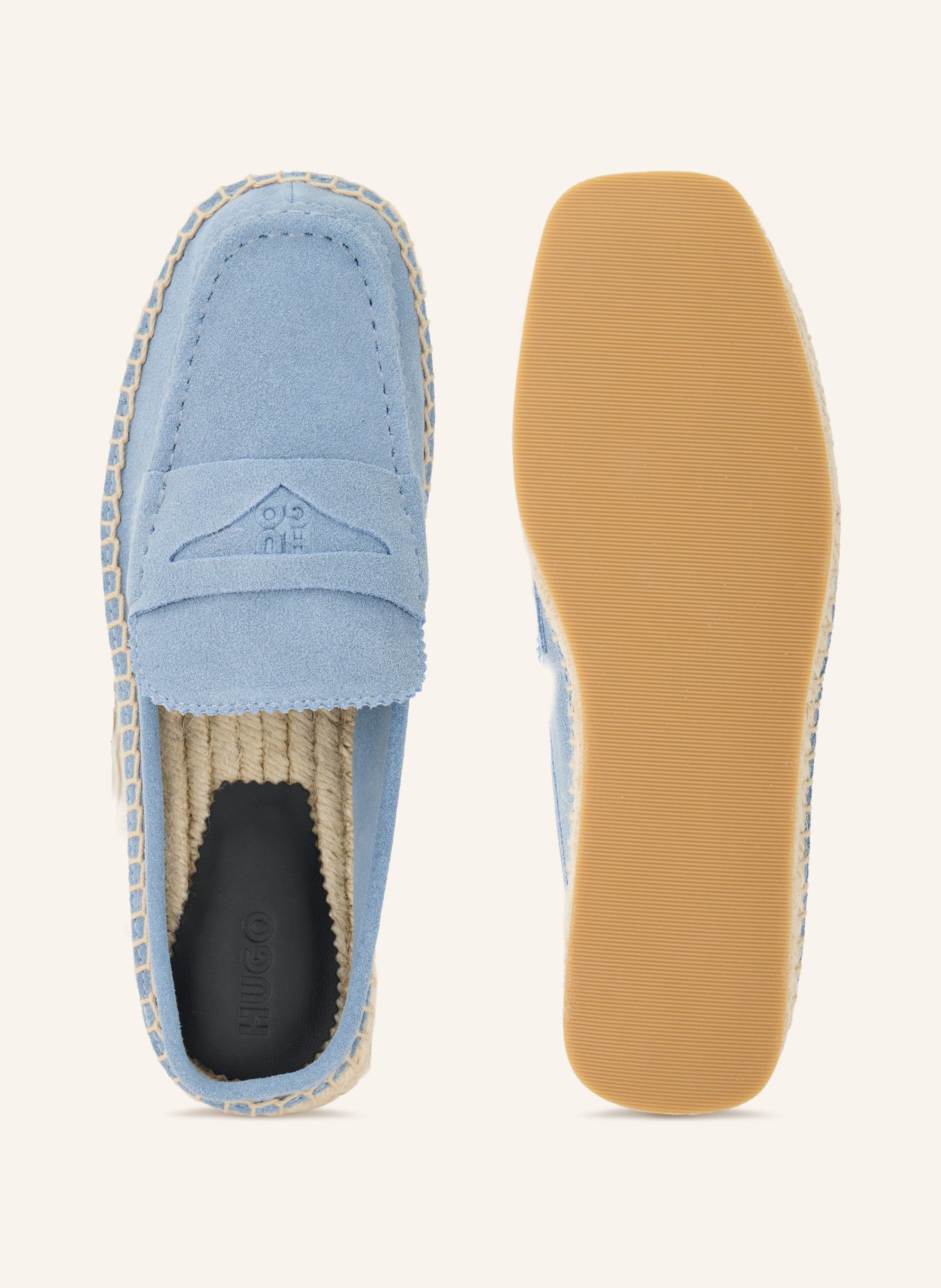 HUGO Espadrilky BRINN: TMAVĚ MODRÁ