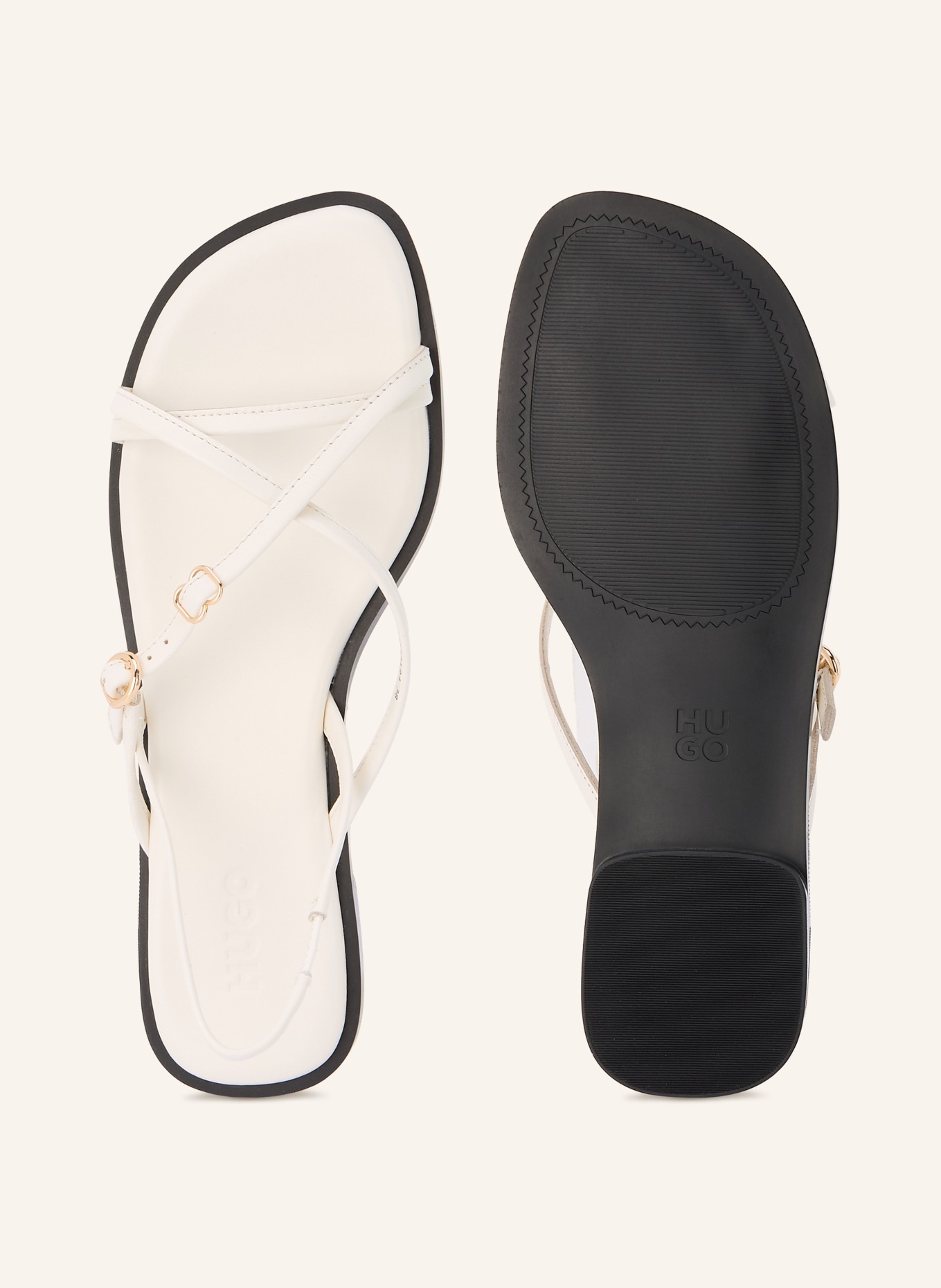 HUGO Sandalen AMARYL: CRÈME