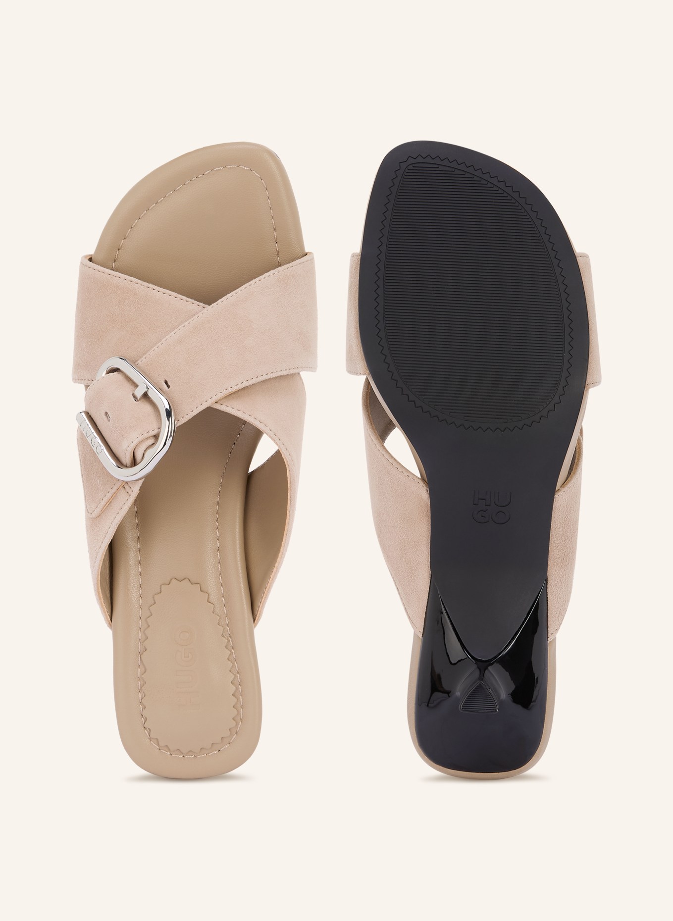 HUGO Mules AMARYL: BEIGE