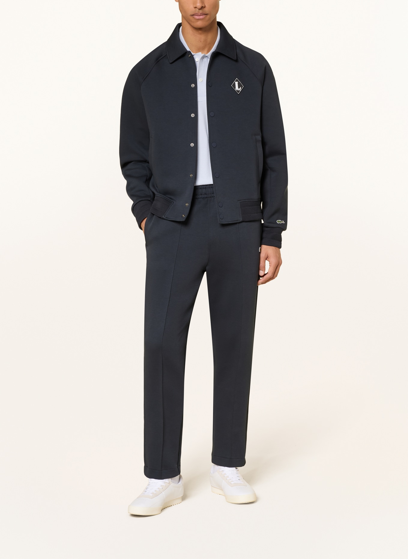 LACOSTE blouson: DONKERBLAUW