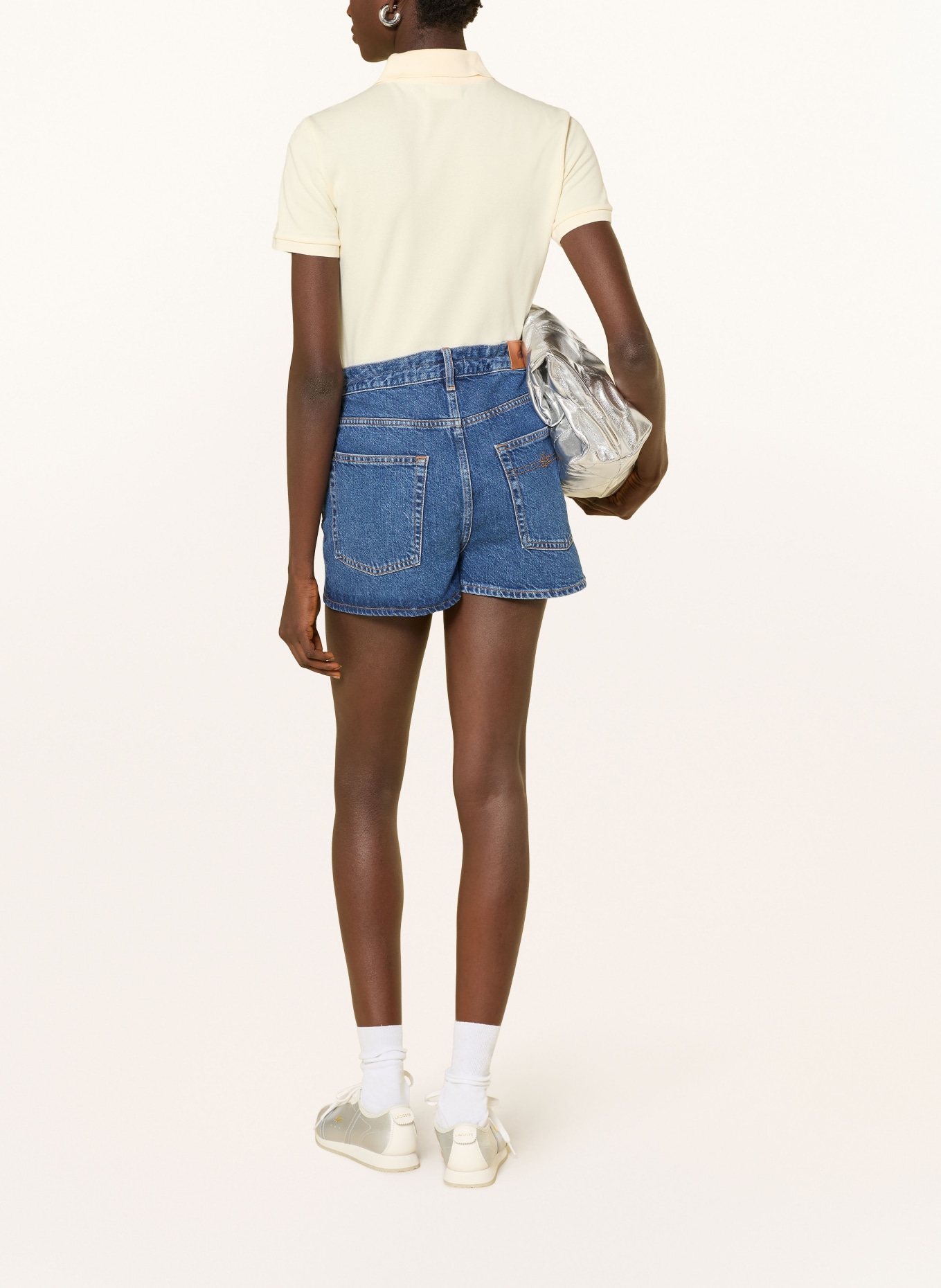 LACOSTE Jeansshorts: 36L MEDIUM BLUE