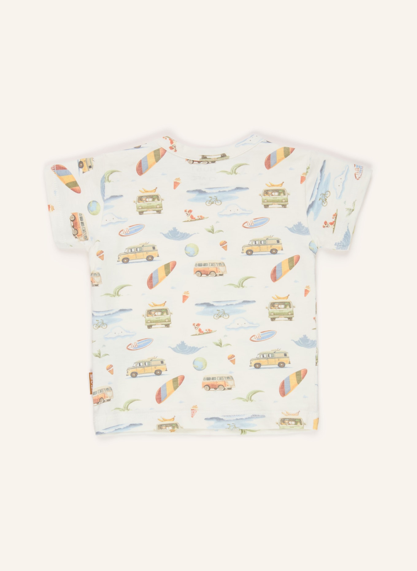 HUST and CLAIRE T-Shirt HCAUGUST: WEISS / HELLGRÜN / HELLBLAU