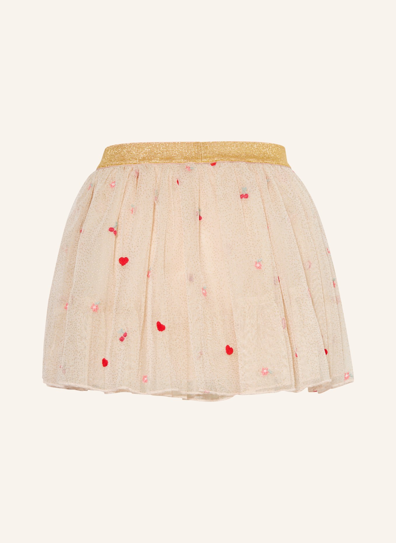 HUST and CLAIRE Tule rok HCNINNA CHERRY: BEIGE / GOUD / ROOD