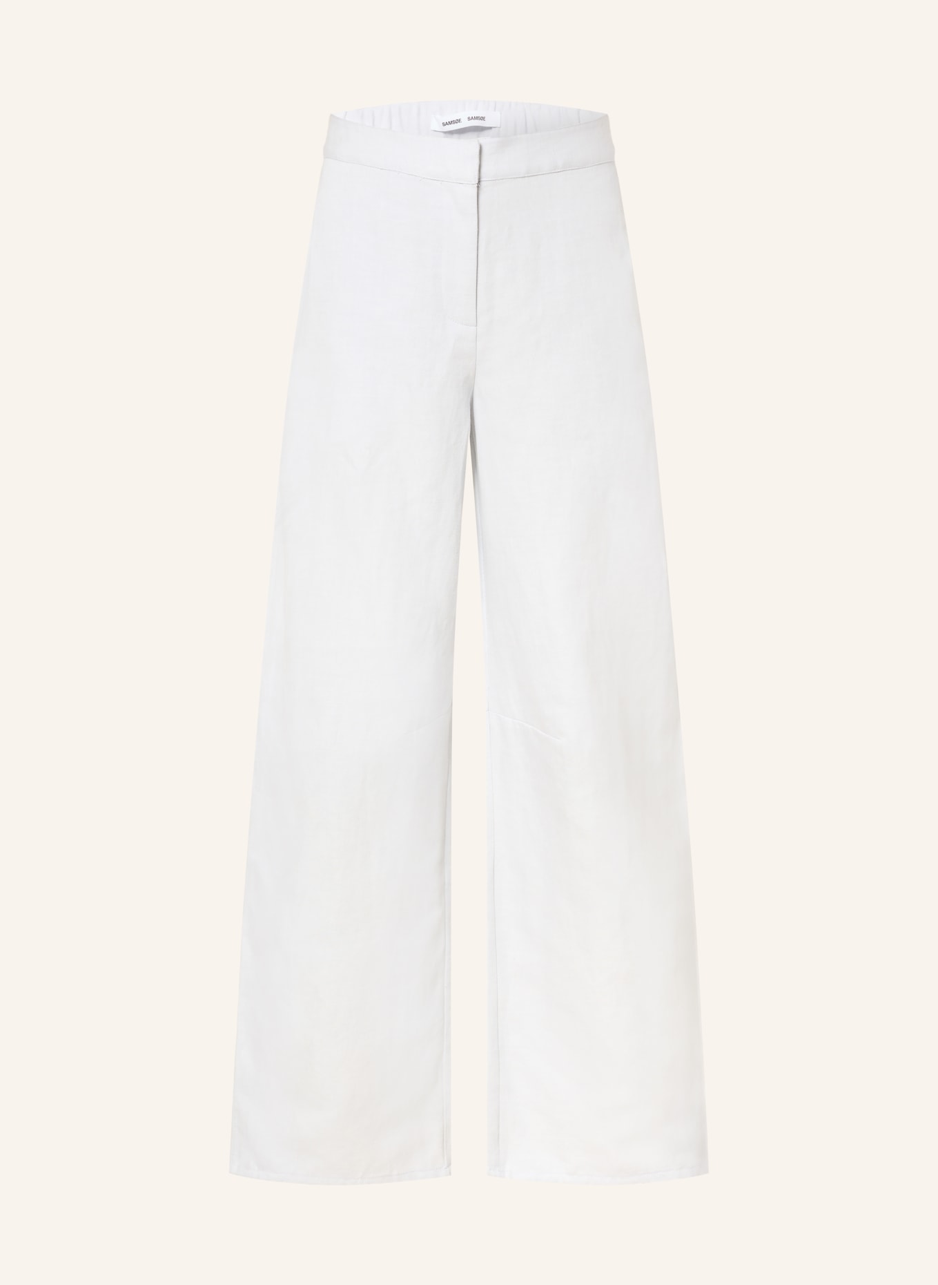 SAMSØE  SAMSØE Jean à jambes larges SAROKO avec lin: CLR002583 Gray Dawn Mel.