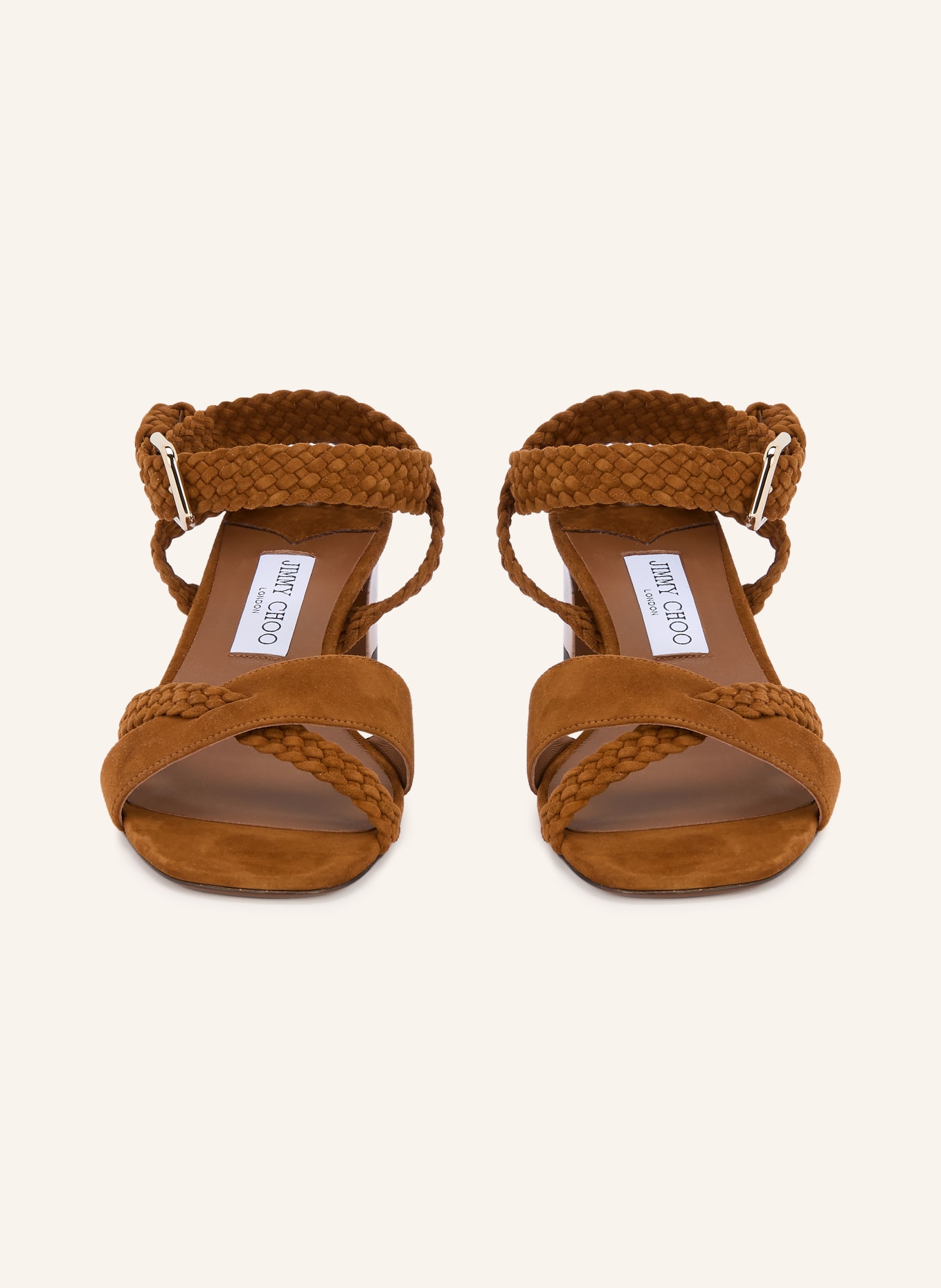 JIMMY CHOO Sandales RORI: MARRON