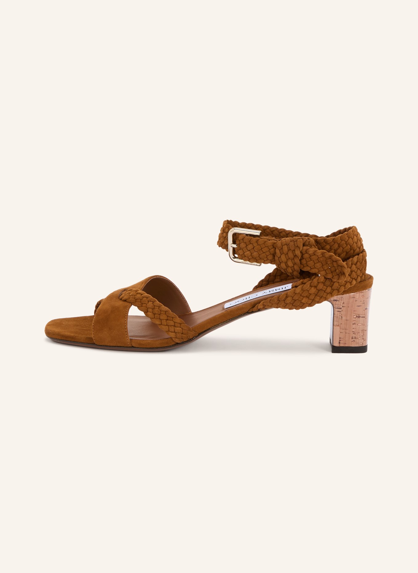 JIMMY CHOO Sandales RORI: MARRON