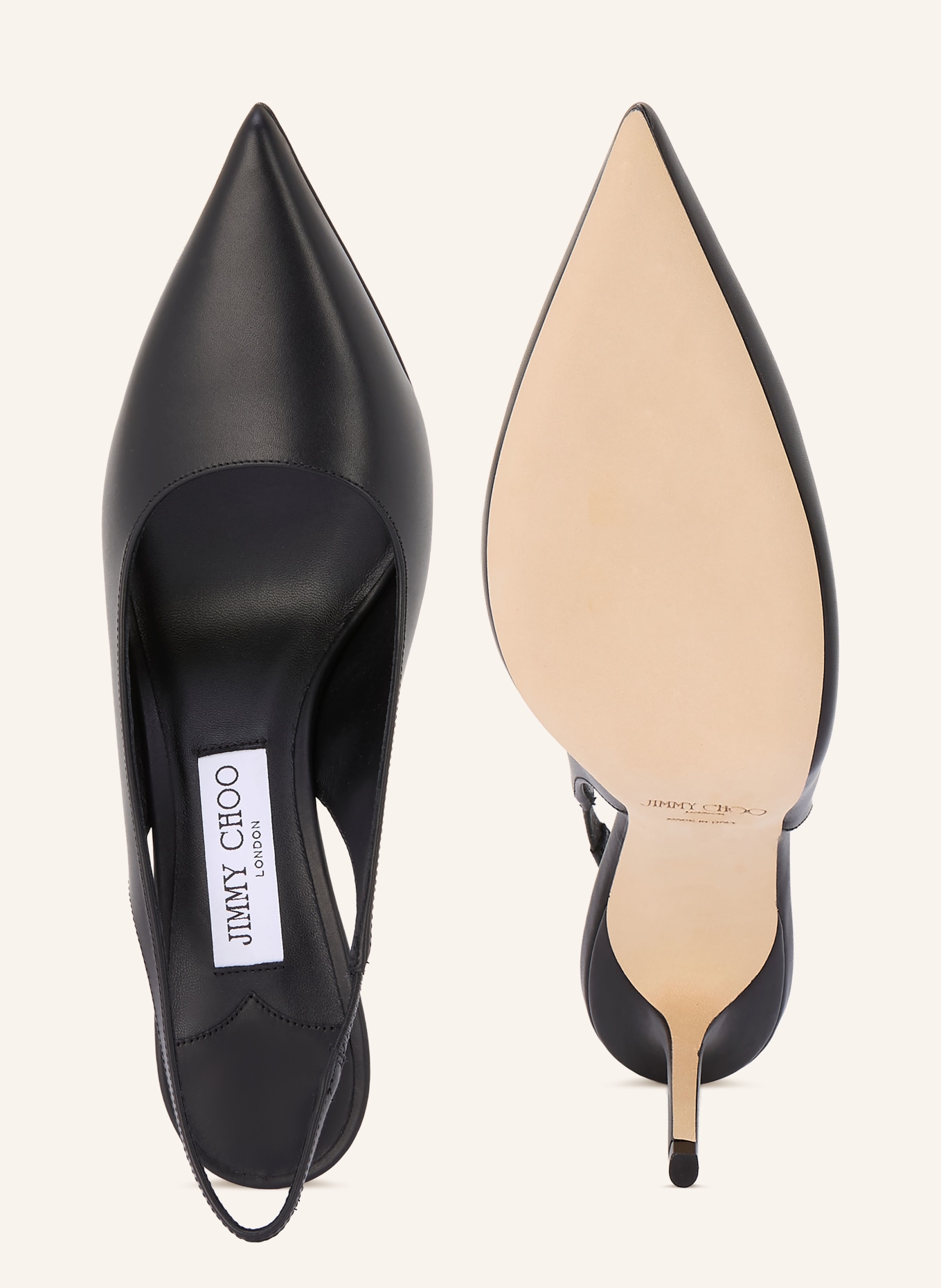 JIMMY CHOO Slingpumps LOVE 85: ZWART